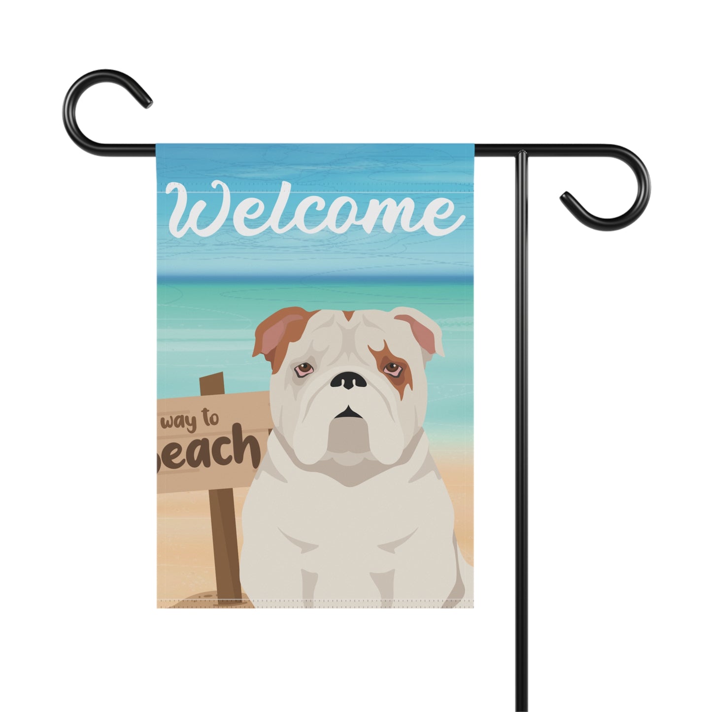 Bulldog Dog Garden Flag