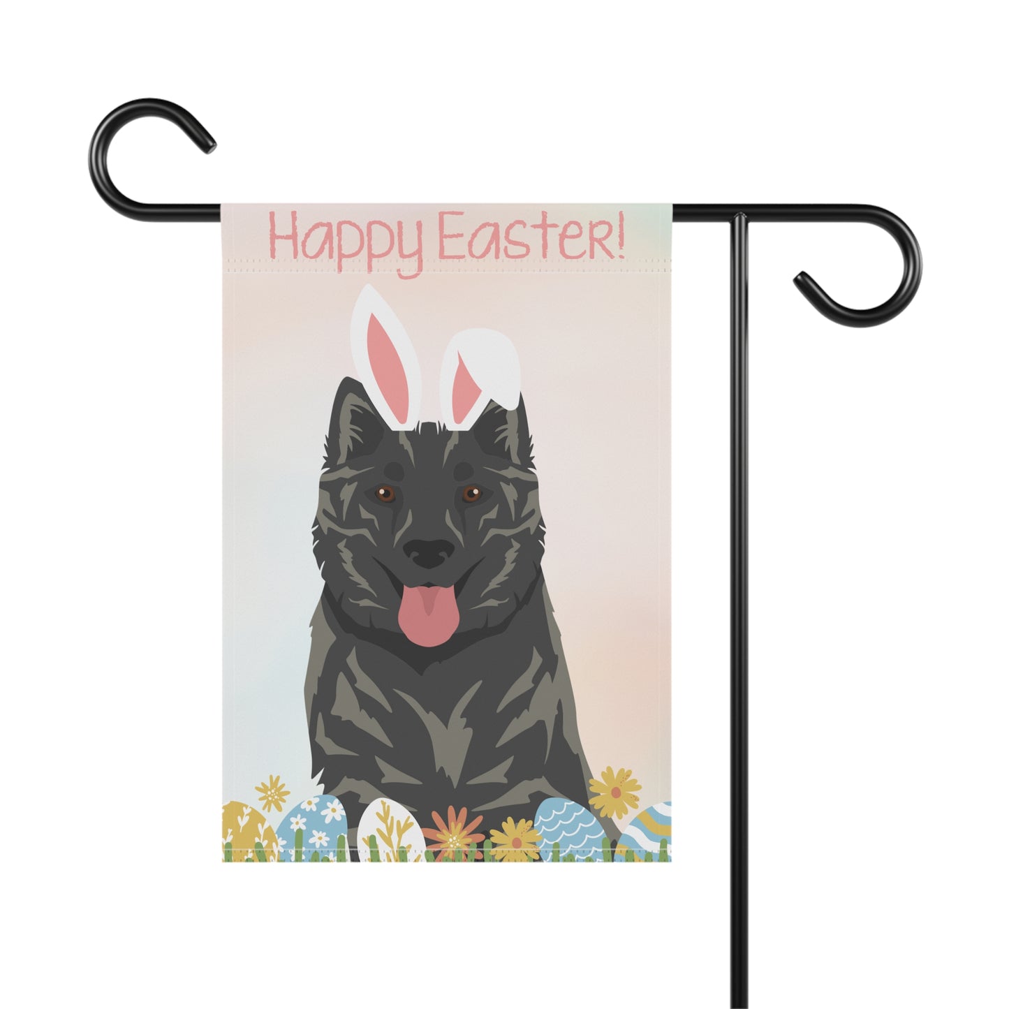 Kintamani Bali Dog Happy Easter Garden Flag