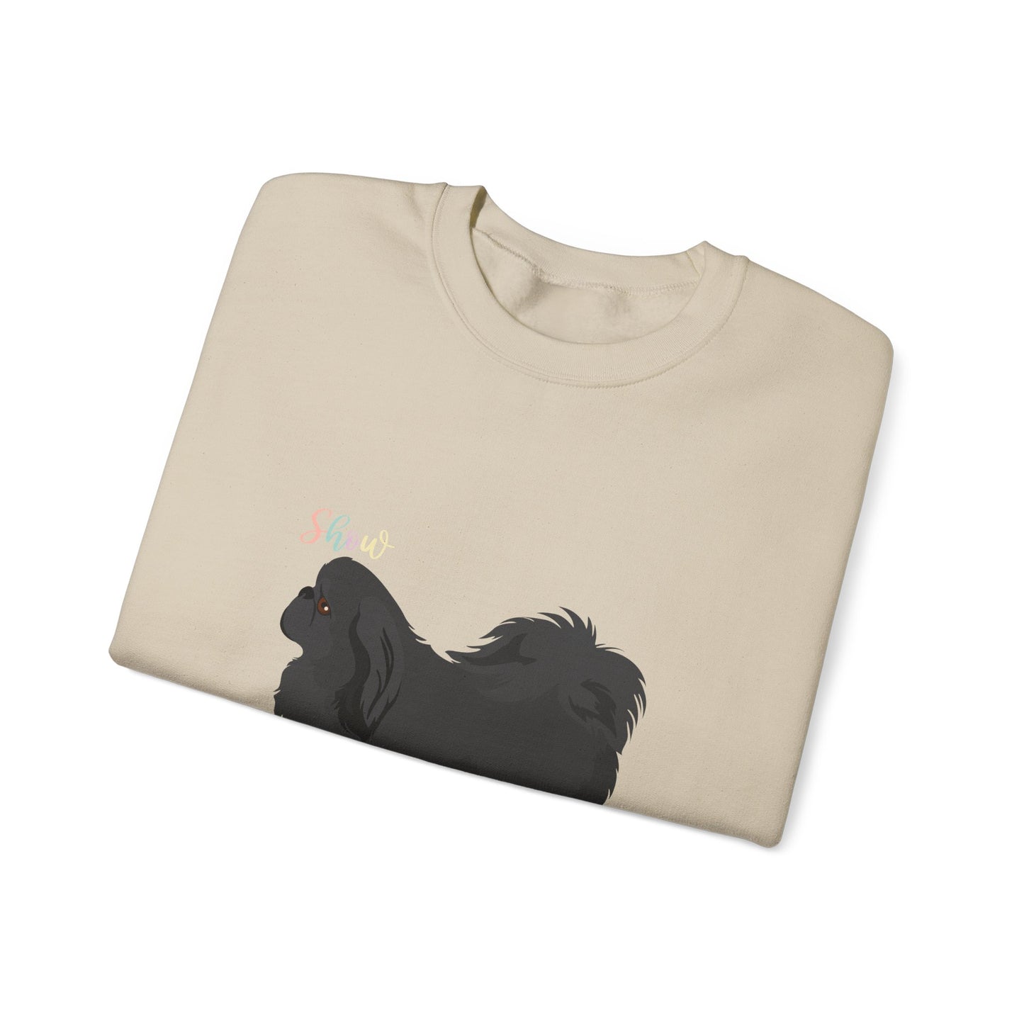 Pekingese Dog Unisex Heavy Blend Crewneck Sweatshirt