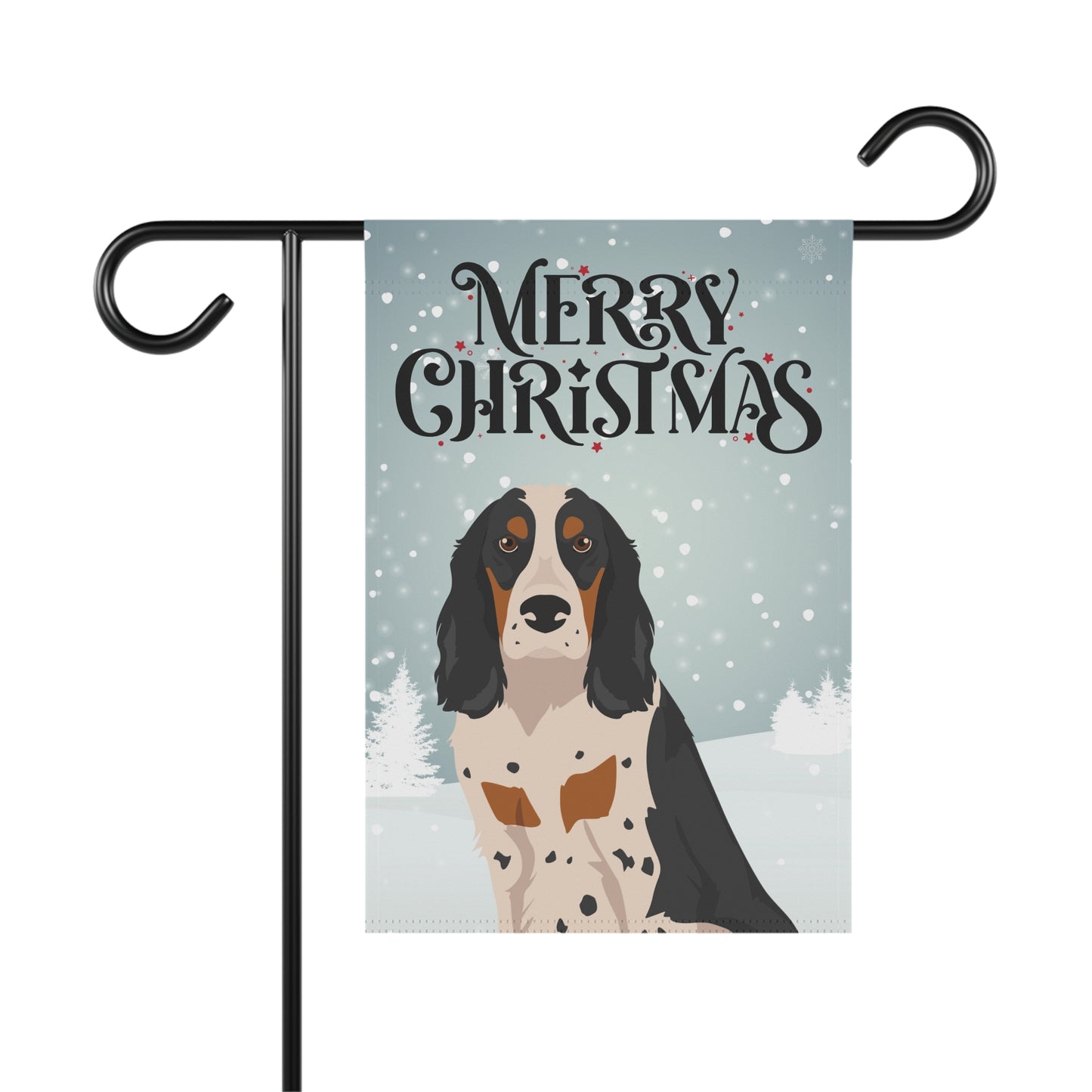 Russian Spaniel Dog Garden Flag