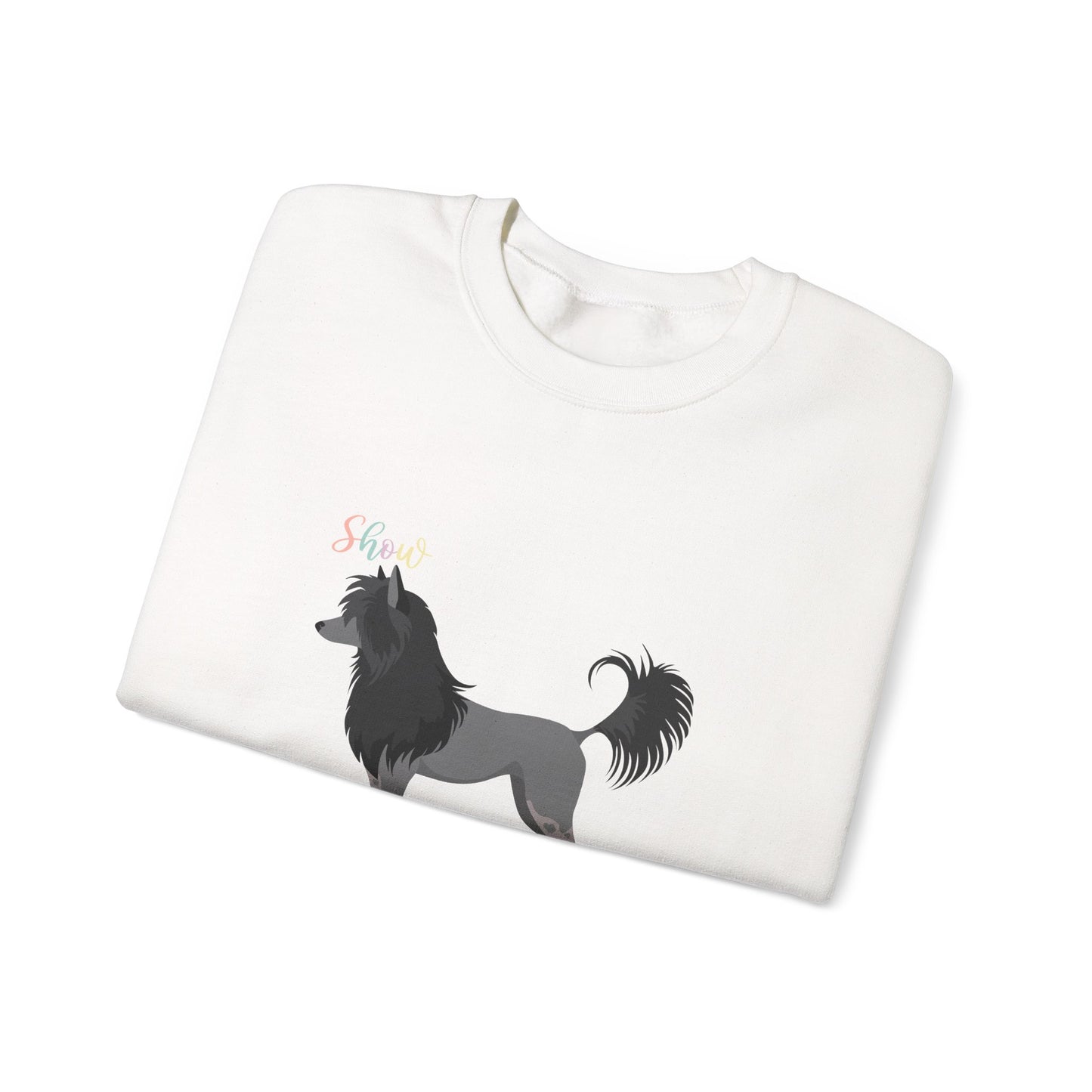 Chinese Crested Dog Dog Unisex Heavy Blend Crewneck Sweatshirt