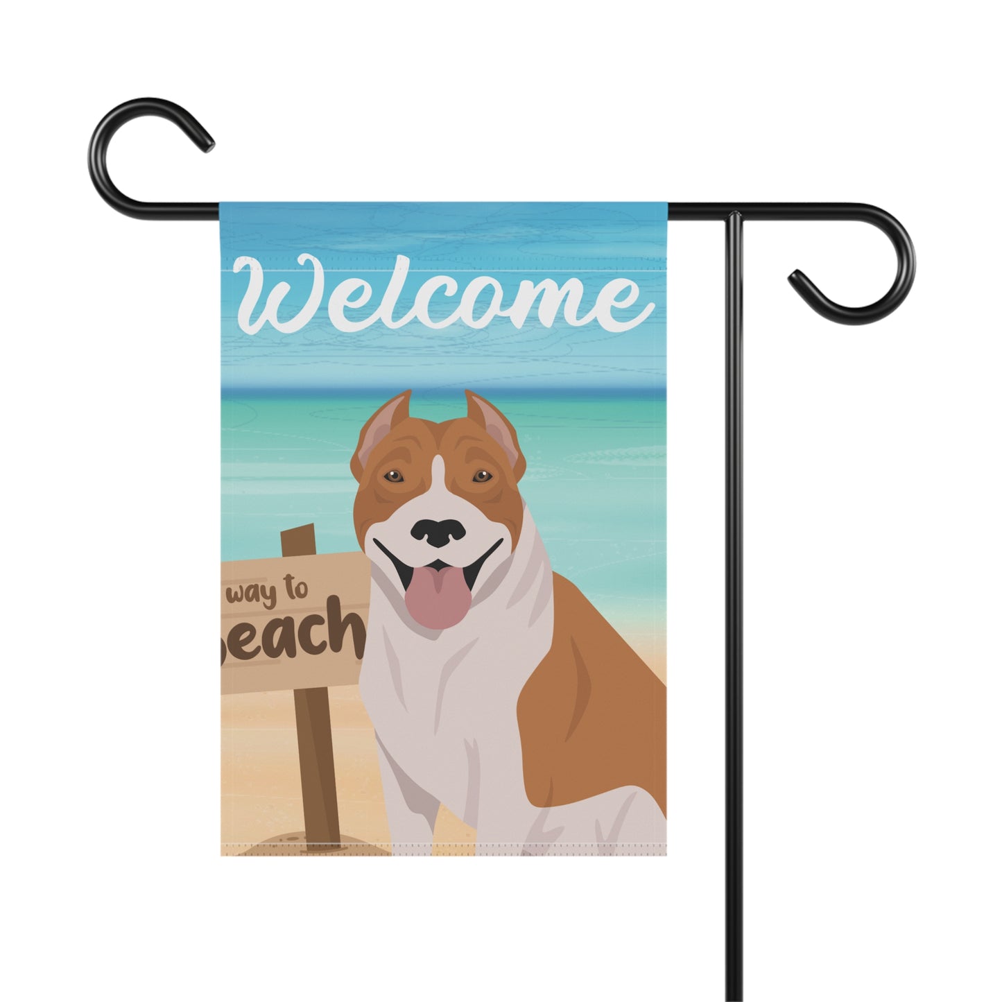 Pit Bull Dog Garden Flag