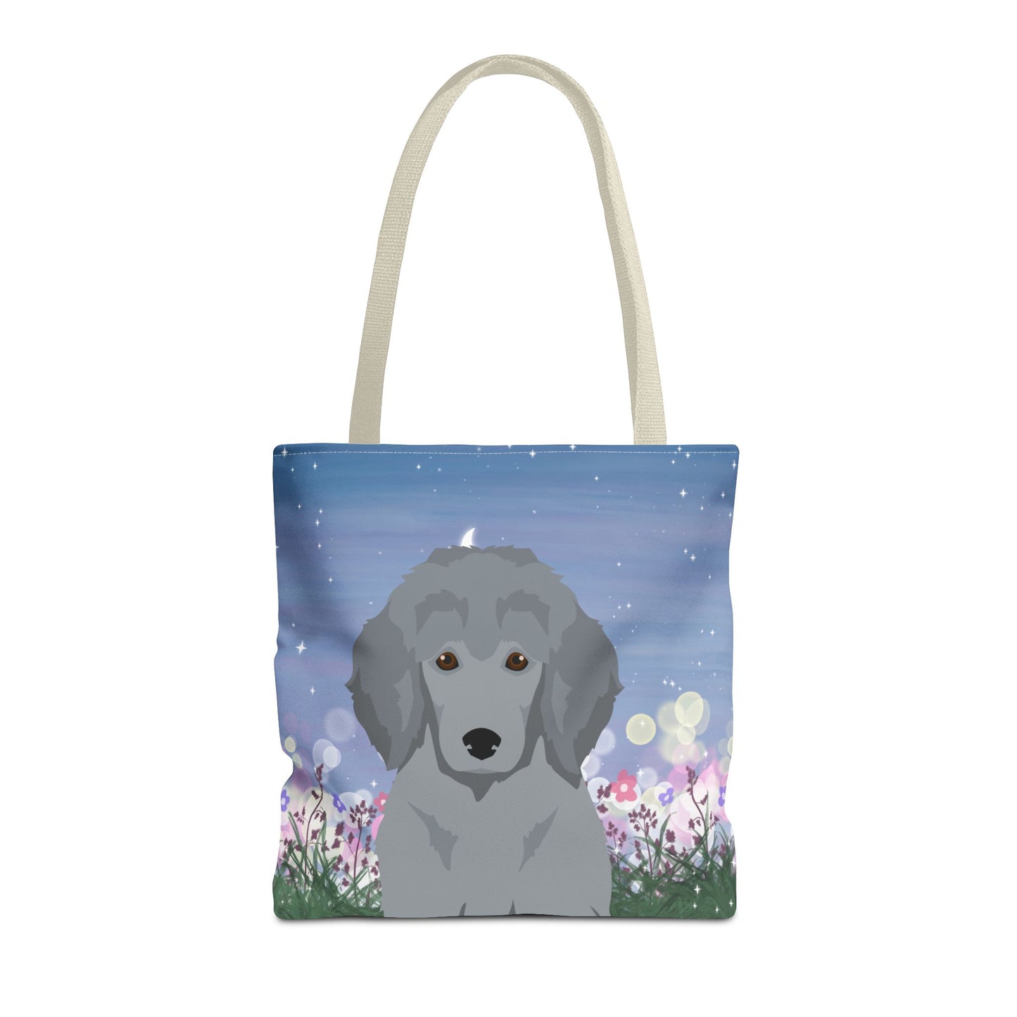 Poodle Dog Tote Bag 16x16
