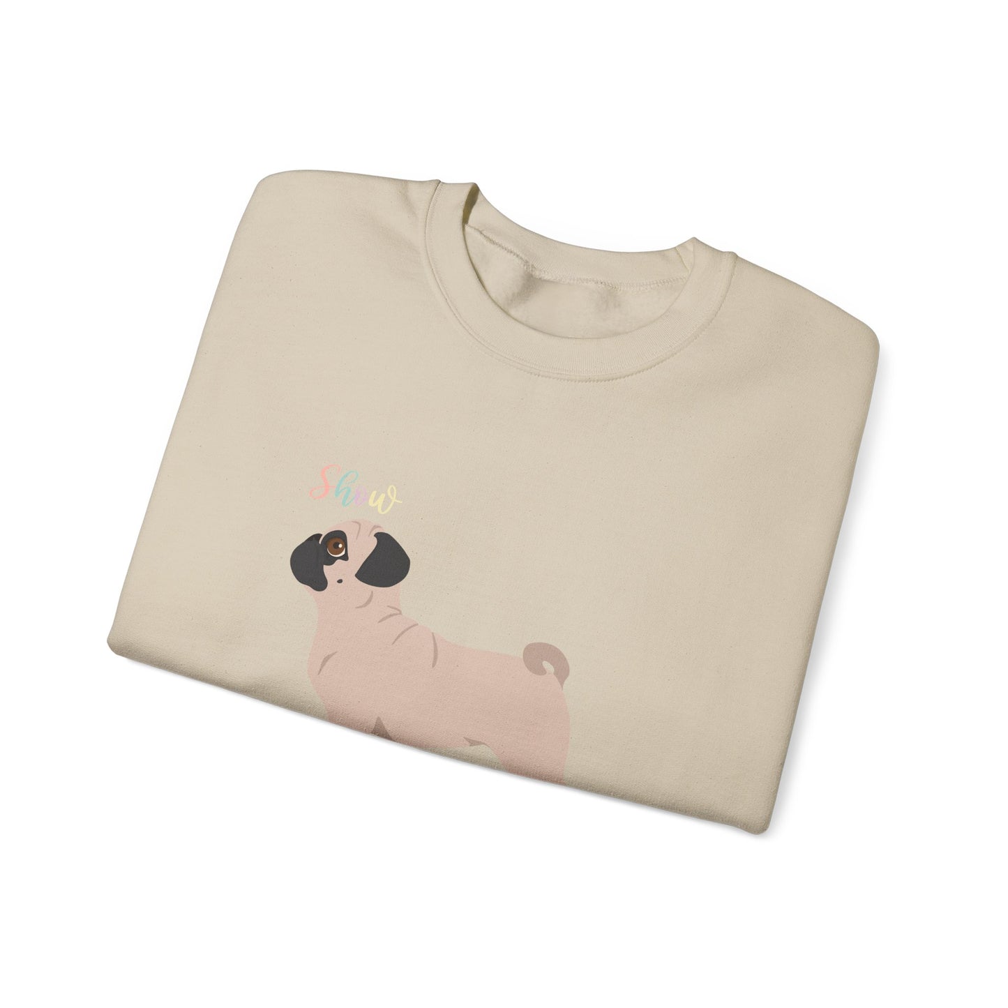 Pug Dog Unisex Heavy Blend Crewneck Sweatshirt
