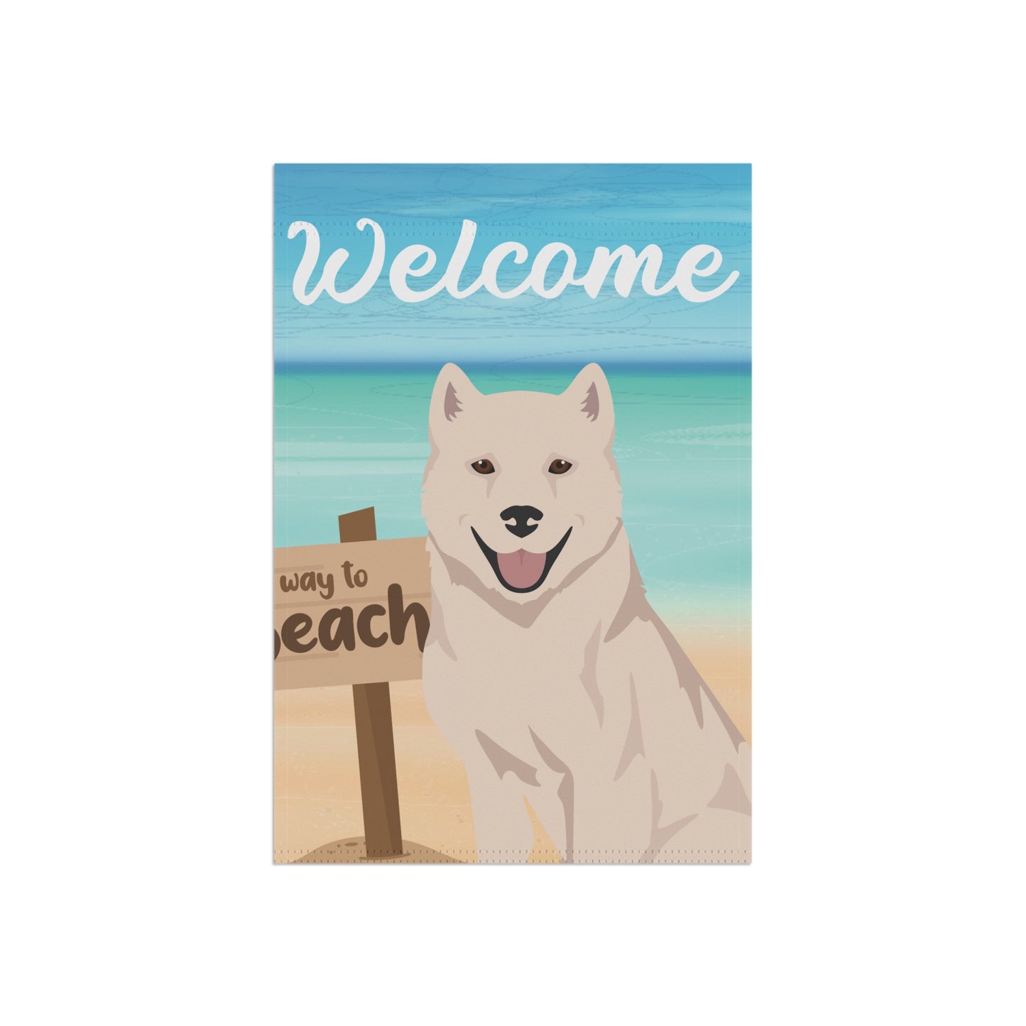 Kishu Ken Dog Garden Flag