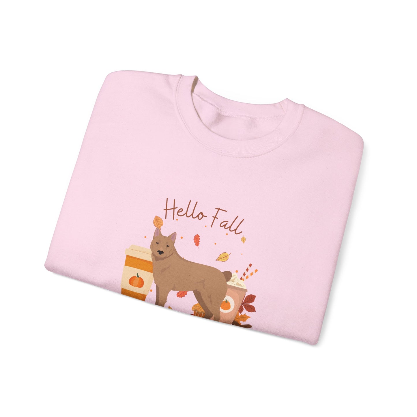 Donggyeongi Dog Fall Unisex Heavy Blend Crewneck Sweatshirt
