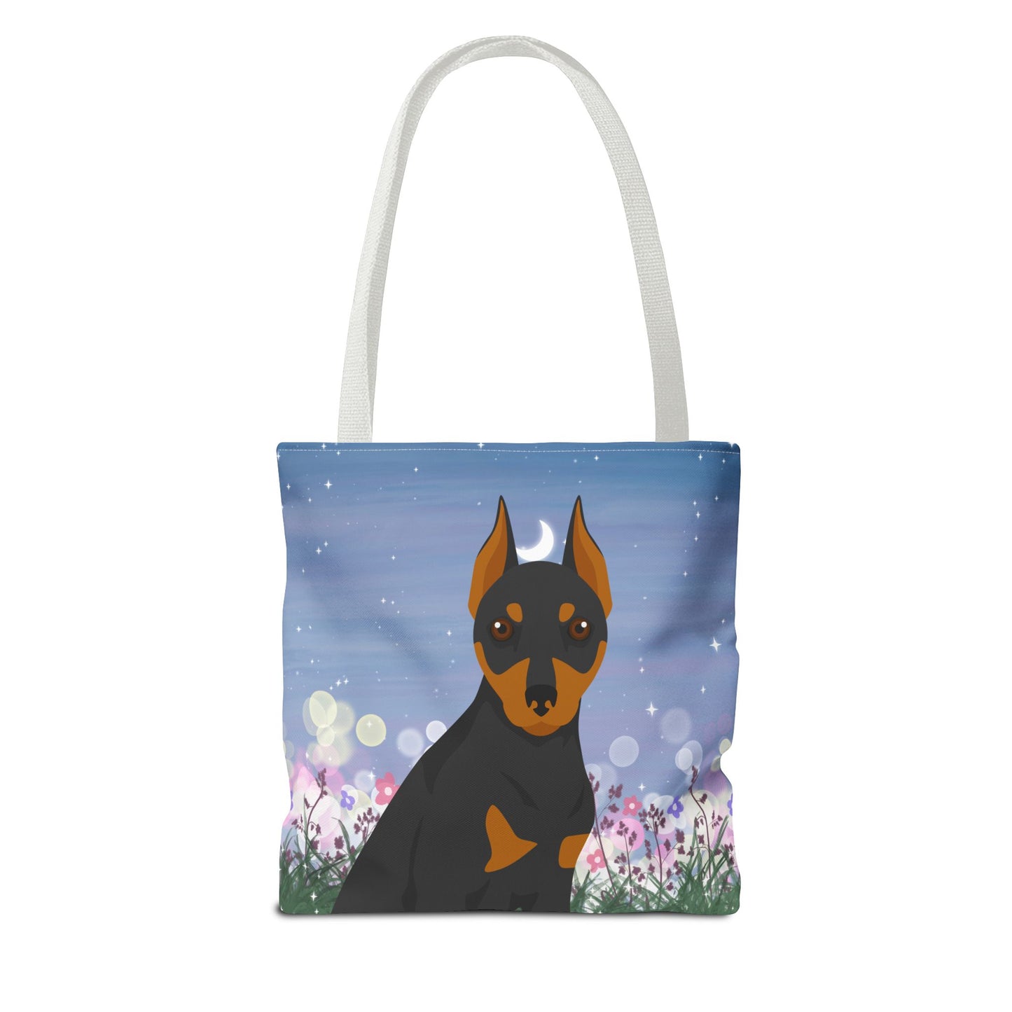 Miniature Pinscher Dog Tote Bag 13x13