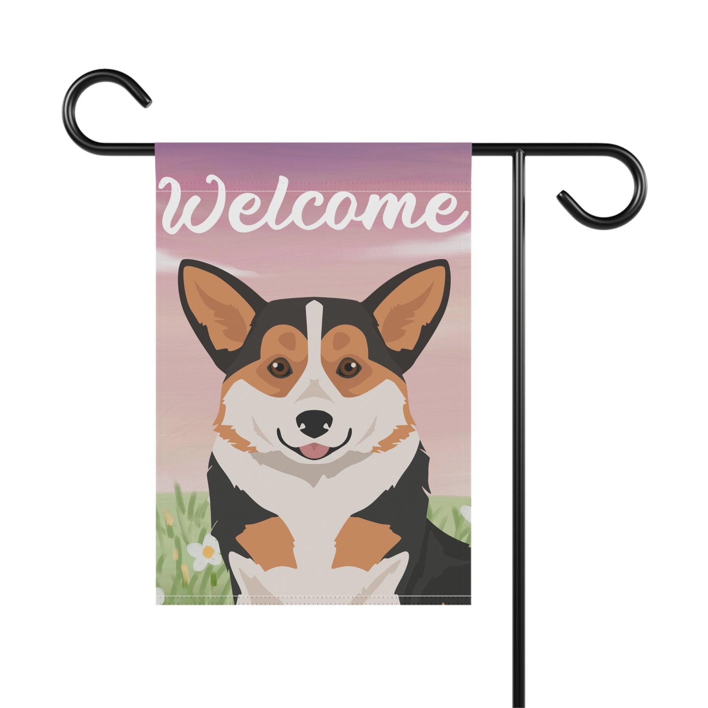 Pembroke Welsh Corgi Dog Welcome Garden Flag