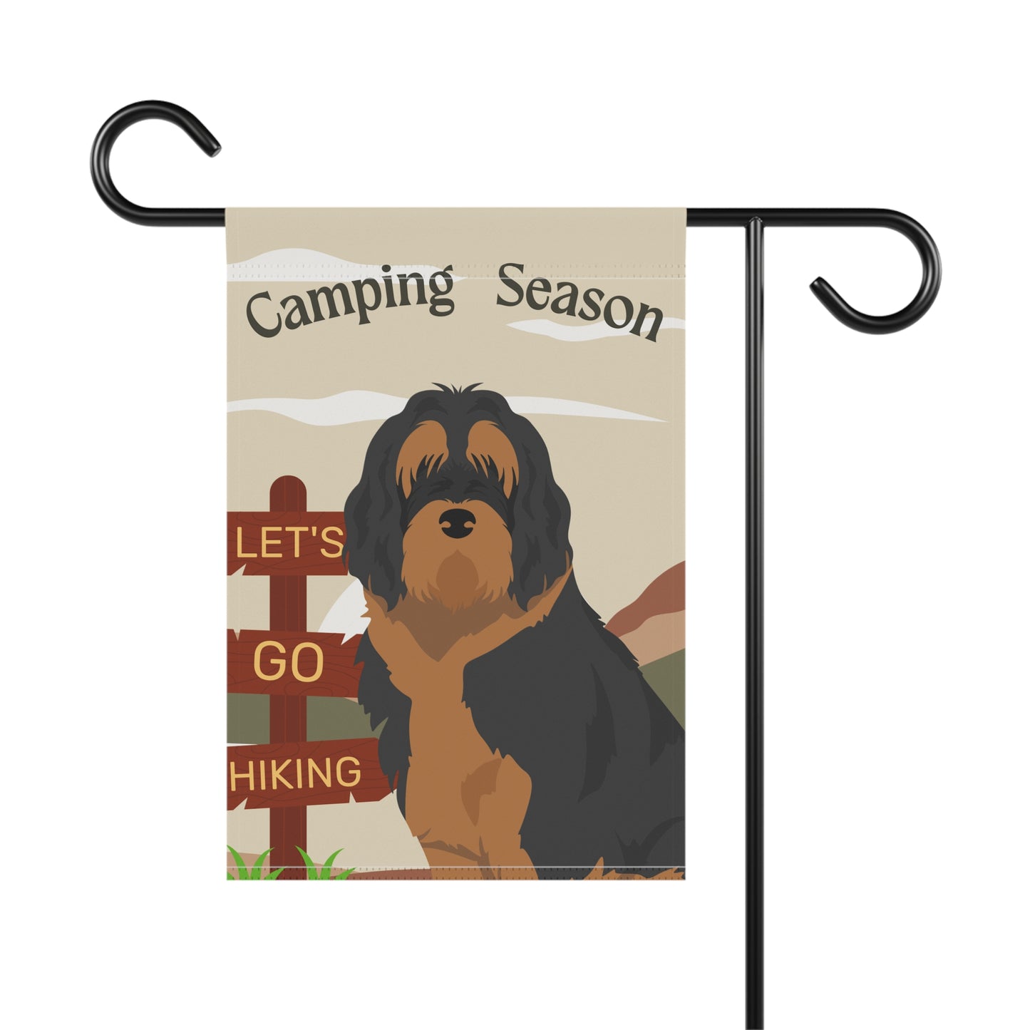 Otterhound Dog Camping Garden Flag