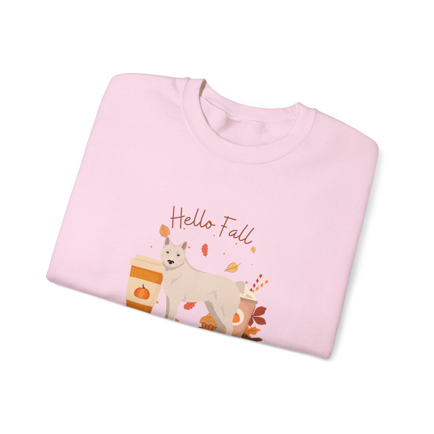Donggyeongi Dog Fall Unisex Heavy Blend Crewneck Sweatshirt