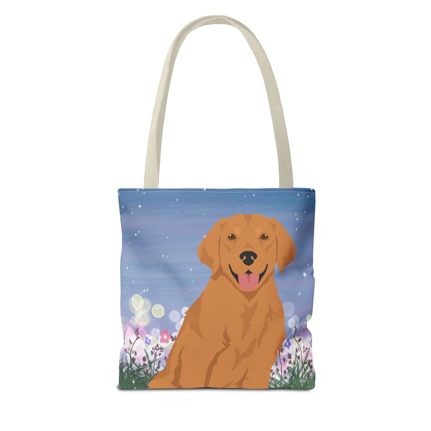 Golden Retriever Dog Tote Bag 13x13