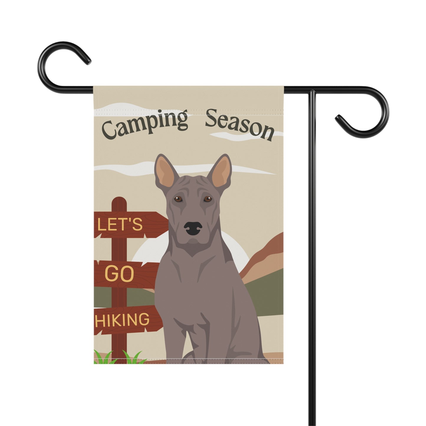 Thai Ridgeback Dog Camping Garden Flag