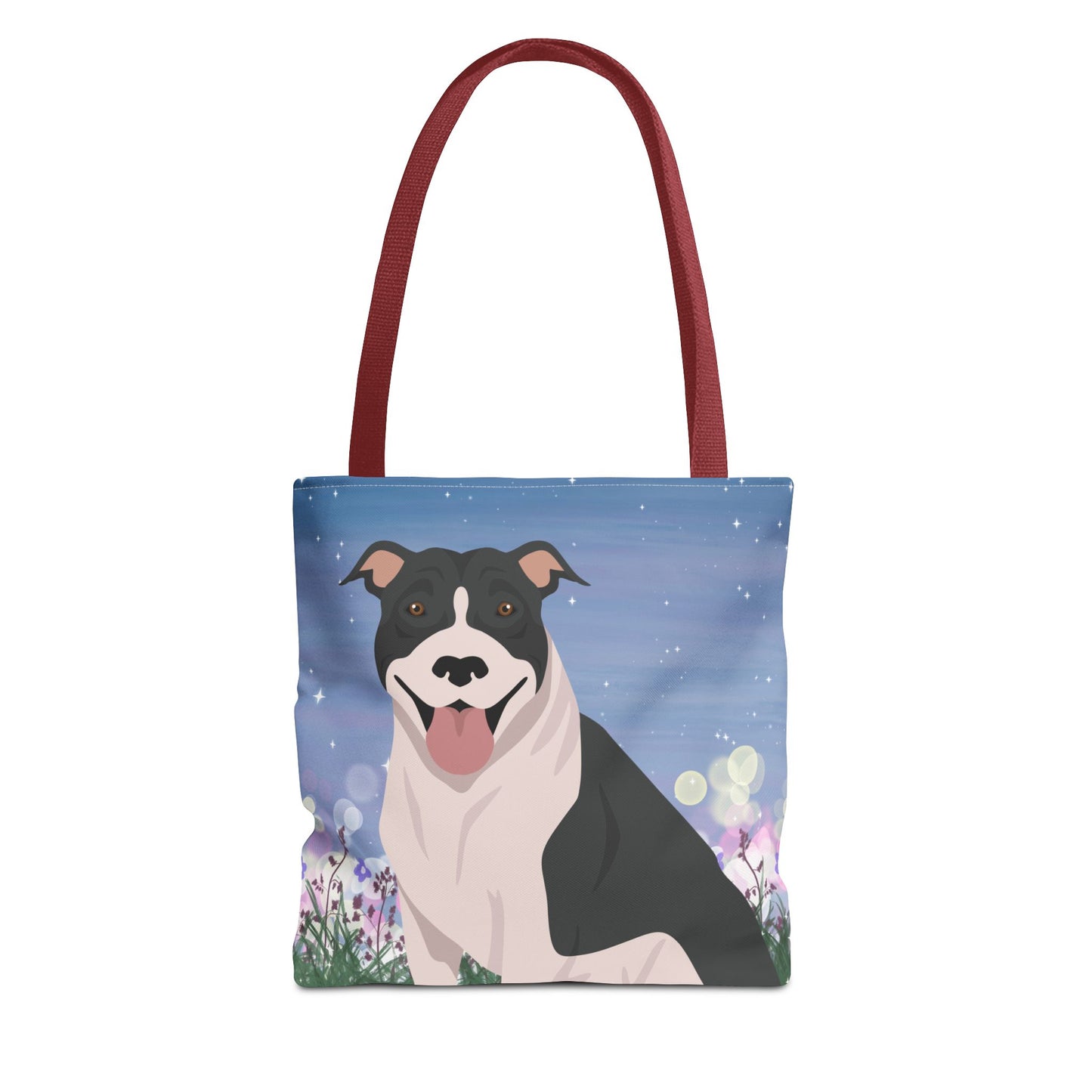 Pit Bull Dog Tote Bag 13x13