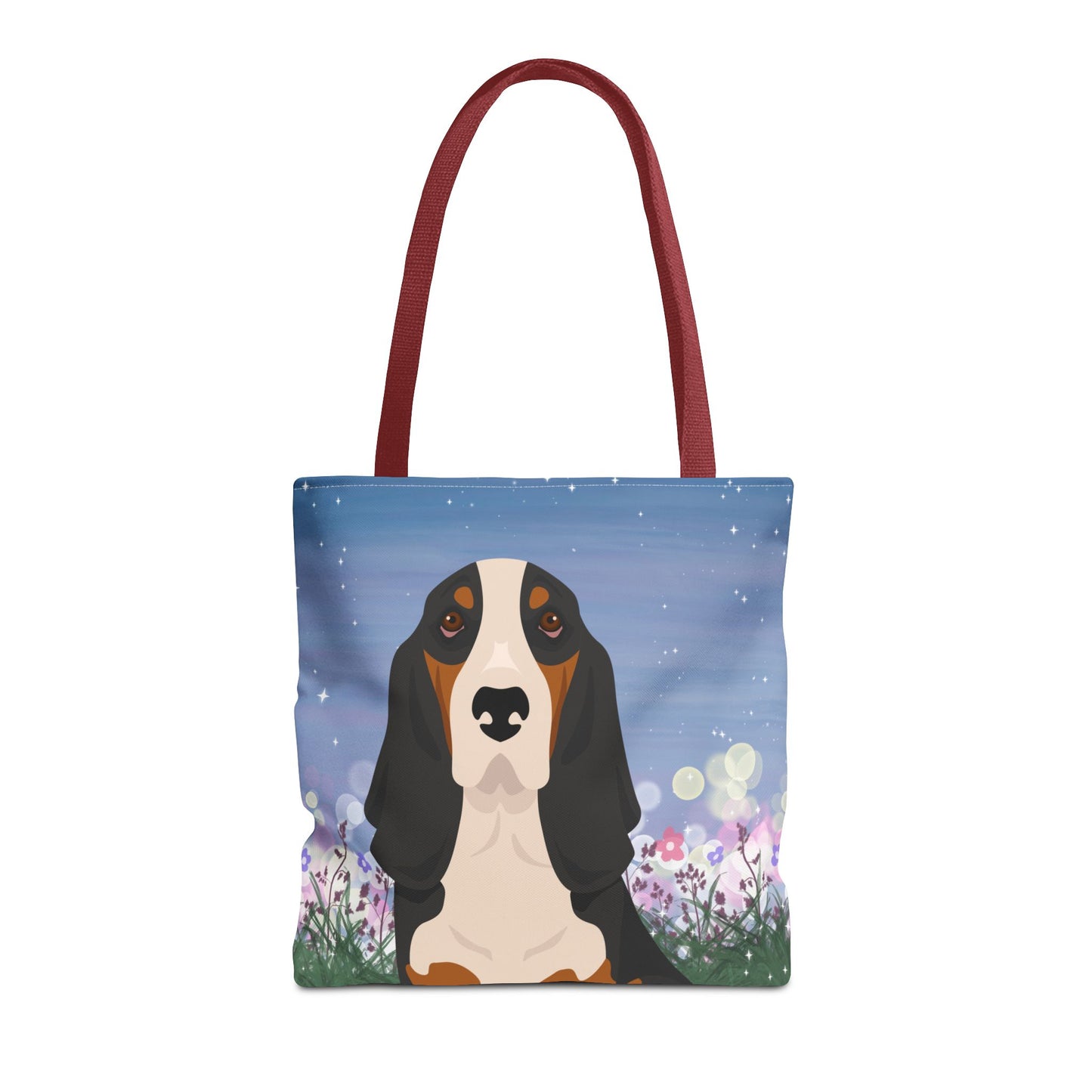 Basset Hound Dog Tote Bag 16x16