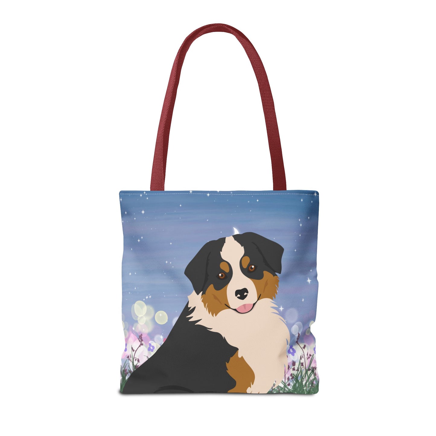 Miniature American Shepherd Dog Tote Bag 16x16