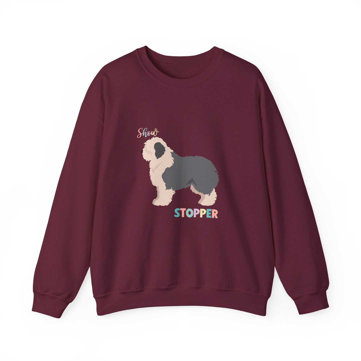 Old English Sheepdog Dog Unisex Heavy Blend Crewneck Sweatshirt