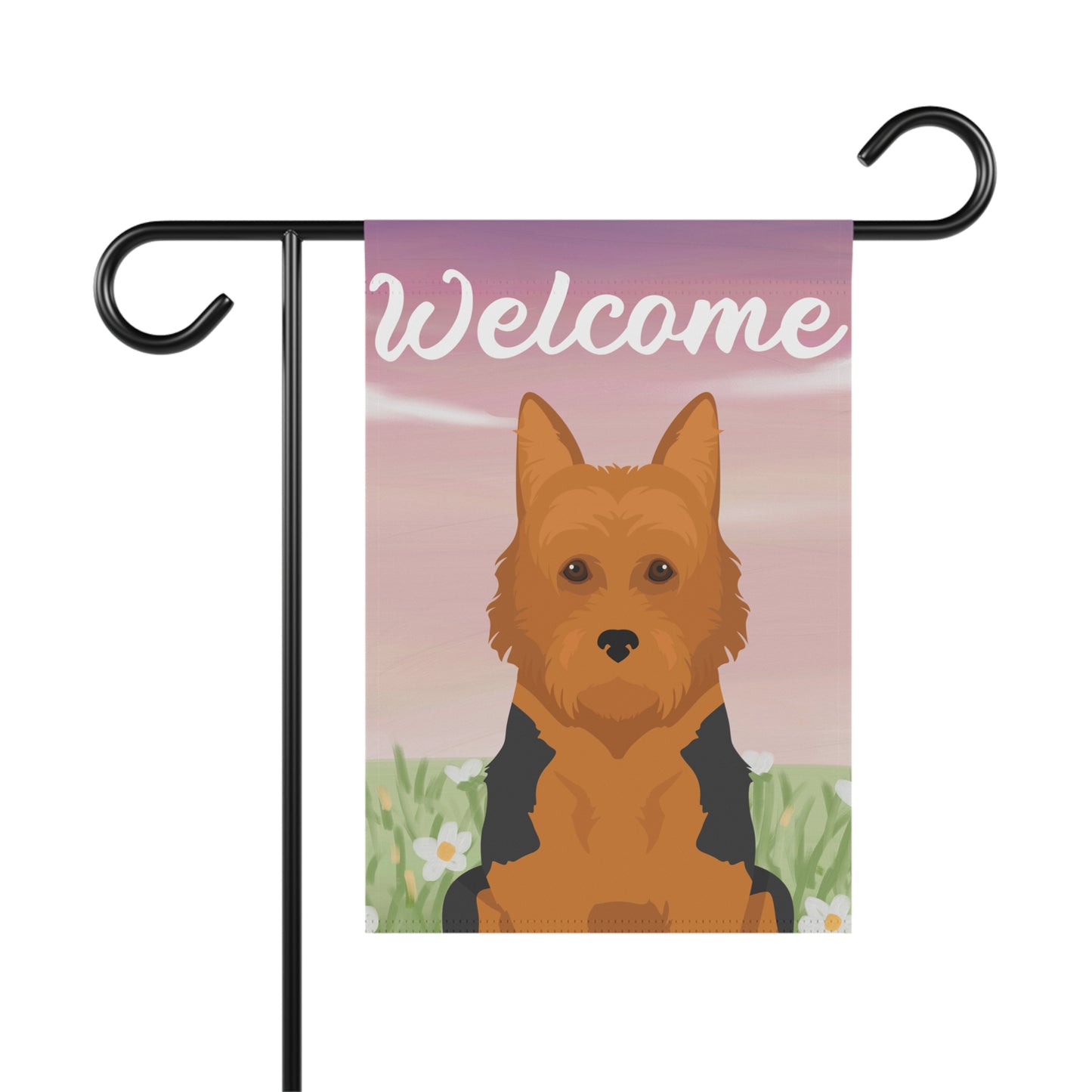 Australian Terrier Dog Welcome Garden Flag