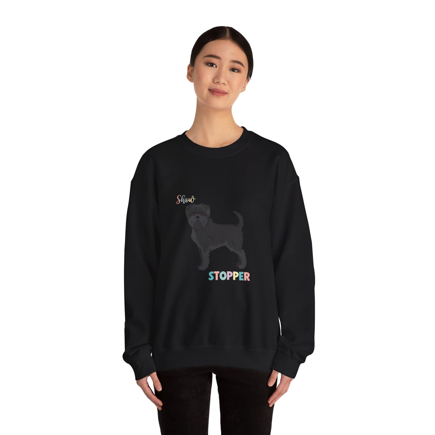Affenpinscher Dog Unisex Heavy Blend Crewneck Sweatshirt
