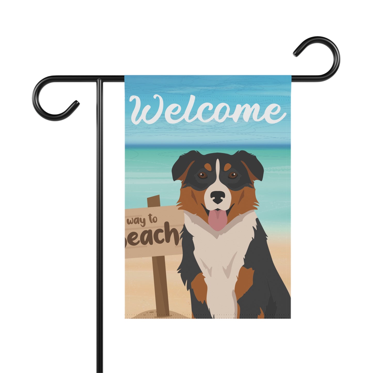 English Shepherd Dog Garden Flag