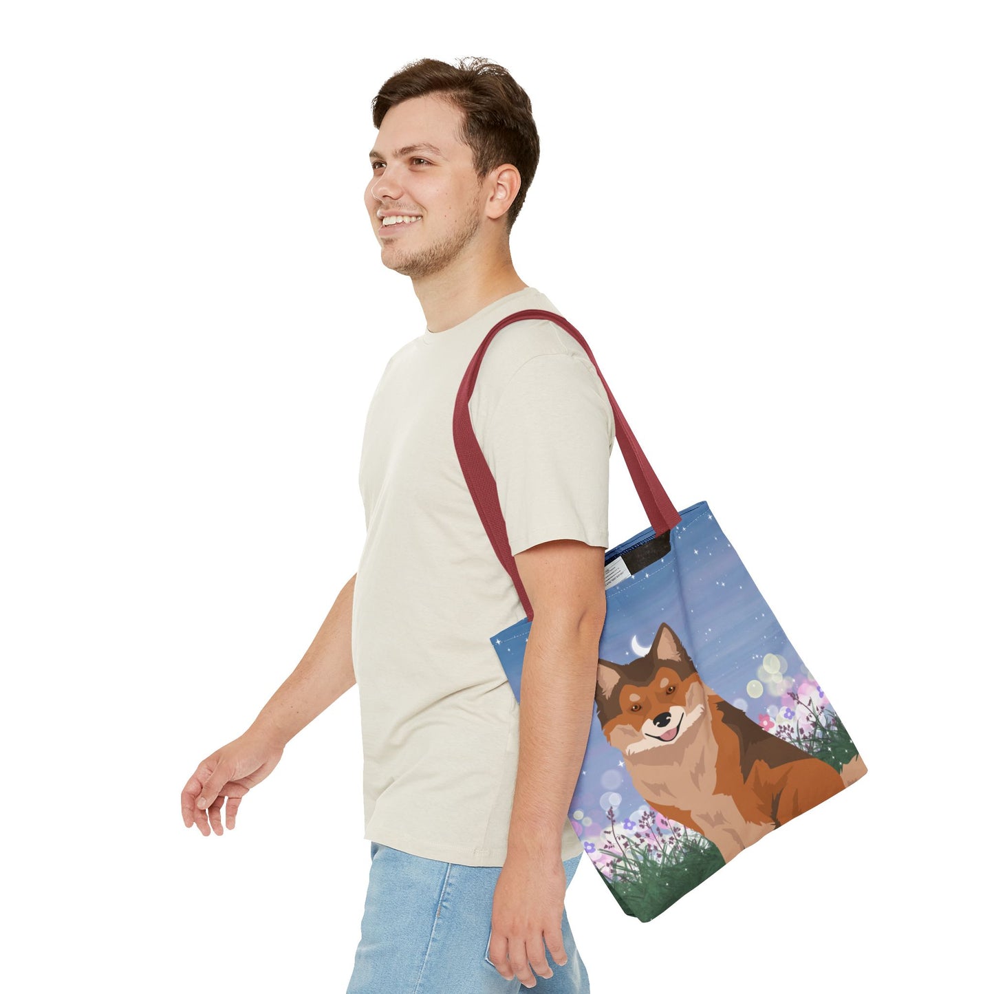 Nenets Herding Laika Dog Tote Bag 16x16