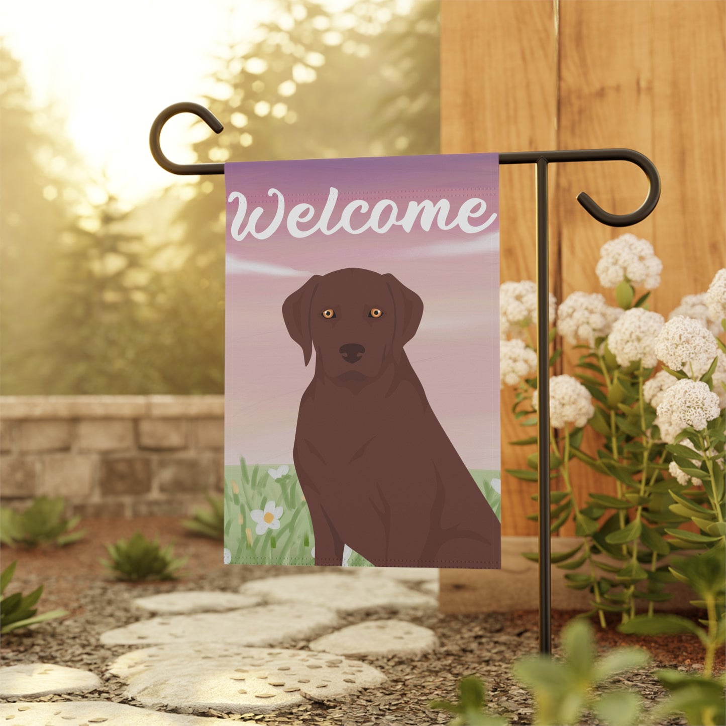 Labrador Retriever Dog Welcome Garden Flag