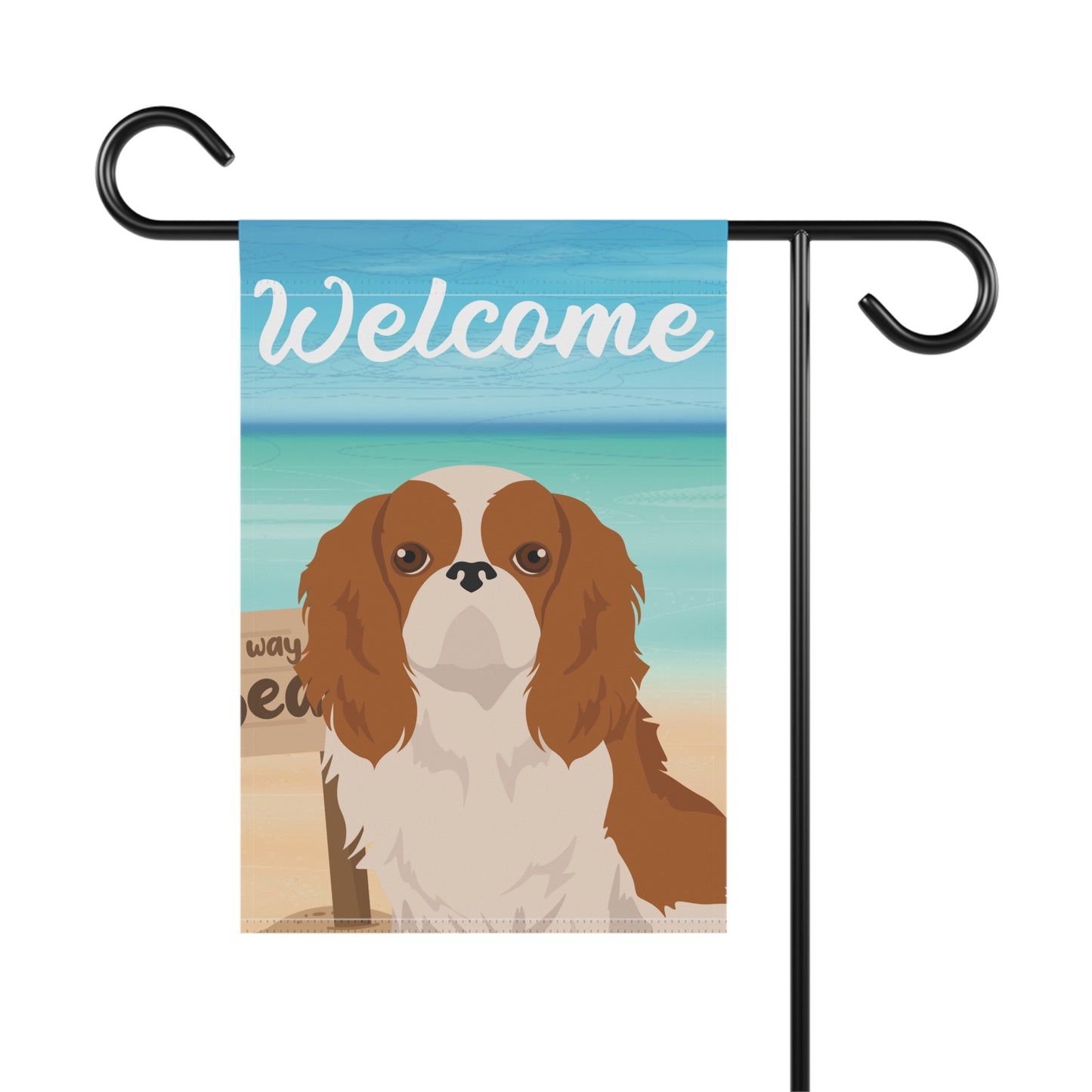 English Toy Dog Garden Flag