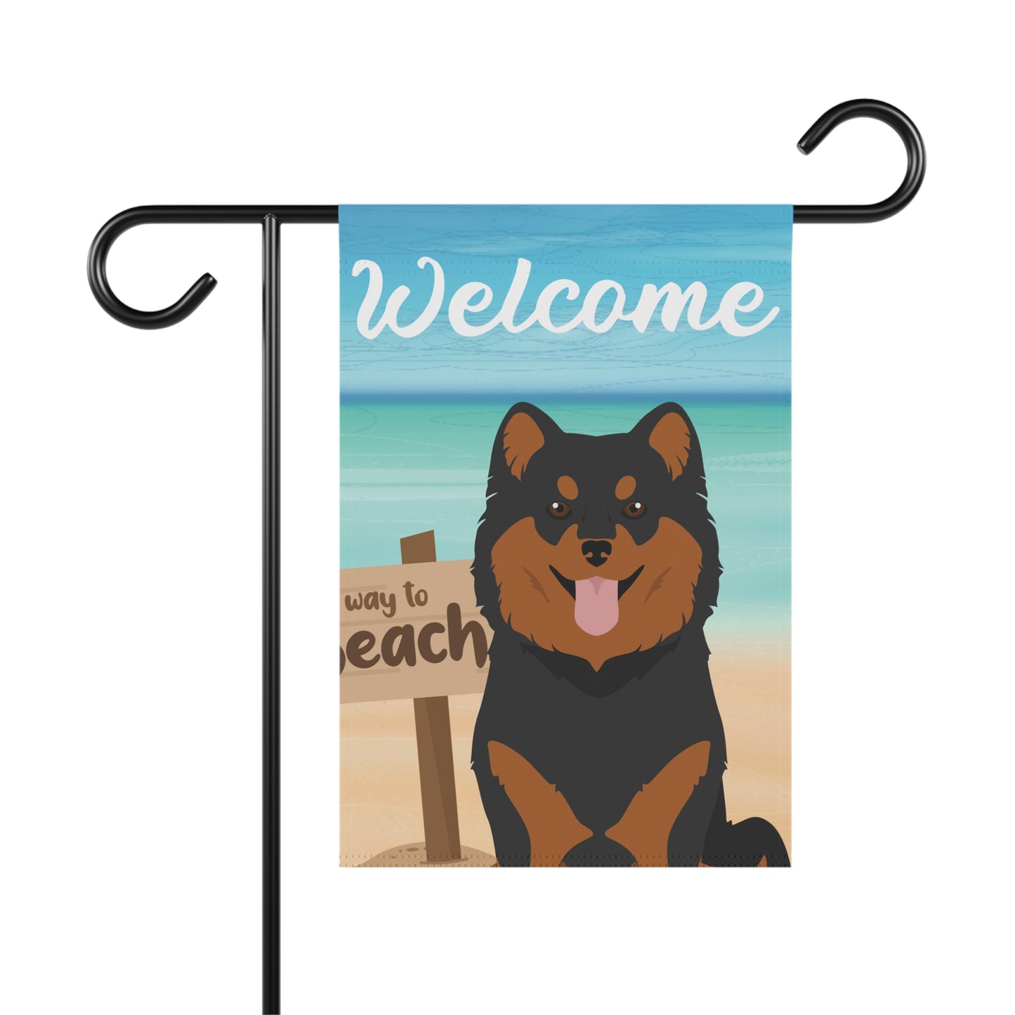 Finnish Lapphund Dog Garden Flag