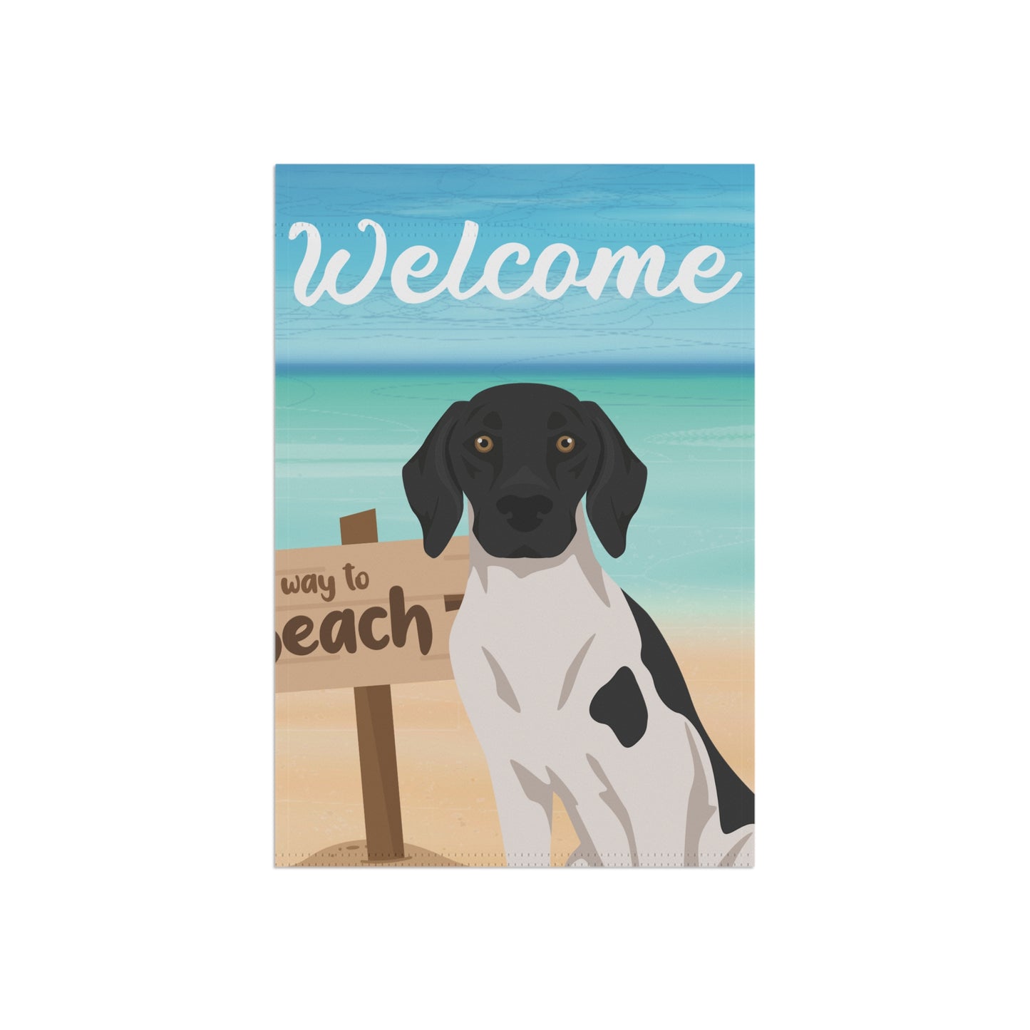 German Shorthaired Pointer Dog Garden Flag