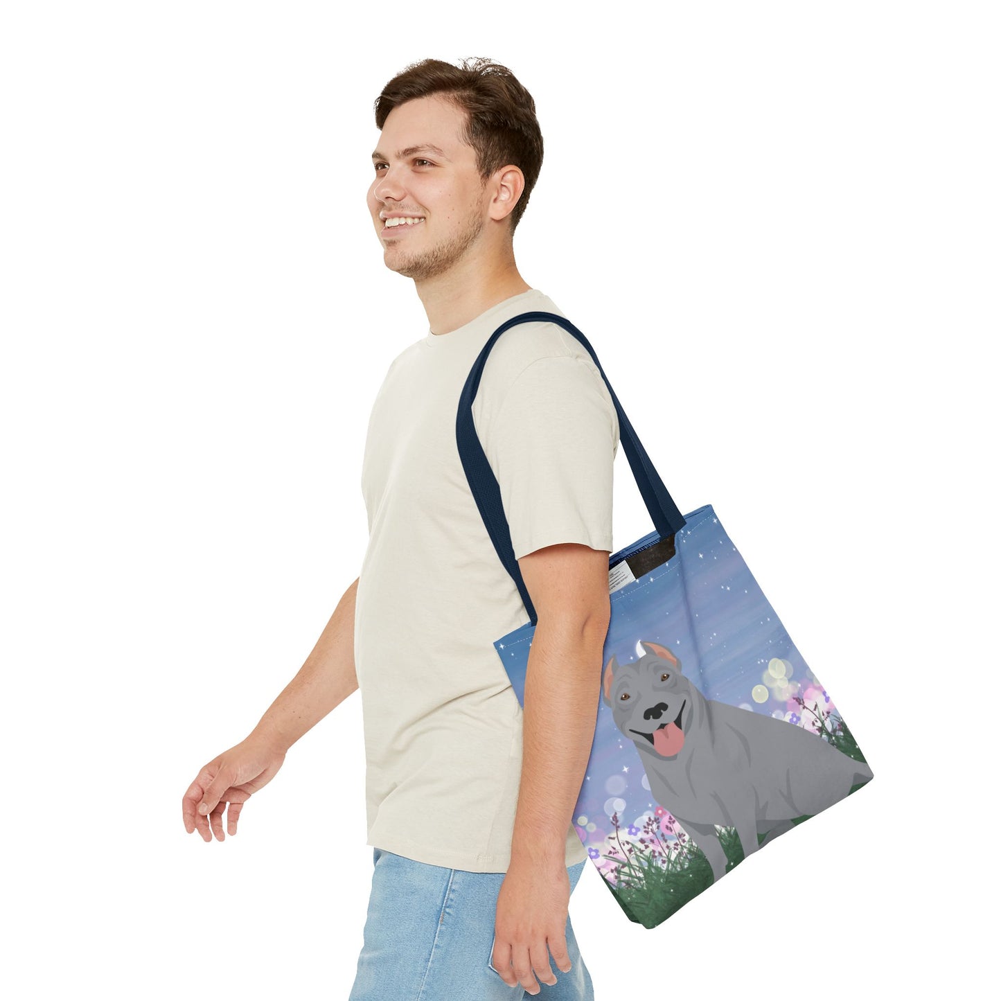 Pit Bull Dog Tote Bag 16x16