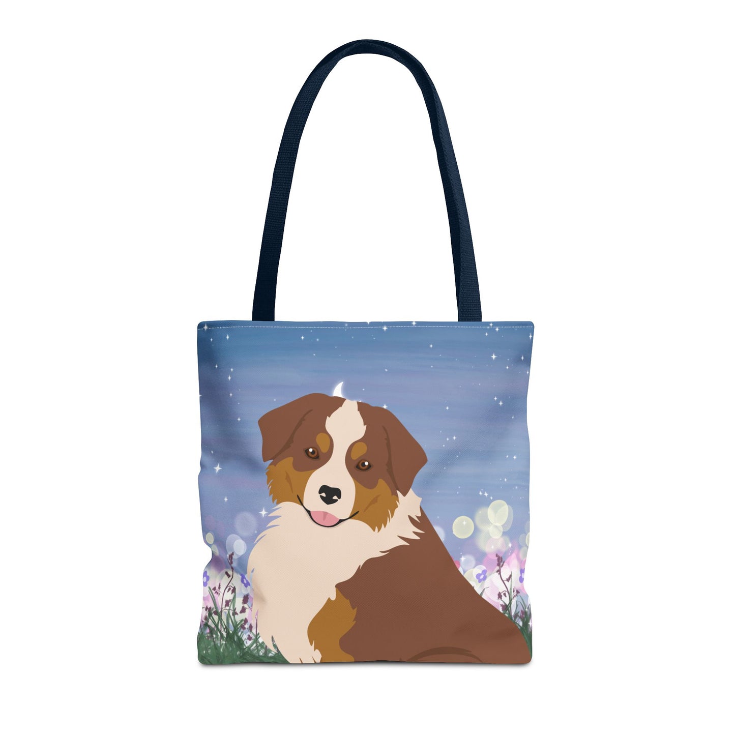 Miniature American Shepherd Dog Tote Bag 16x16