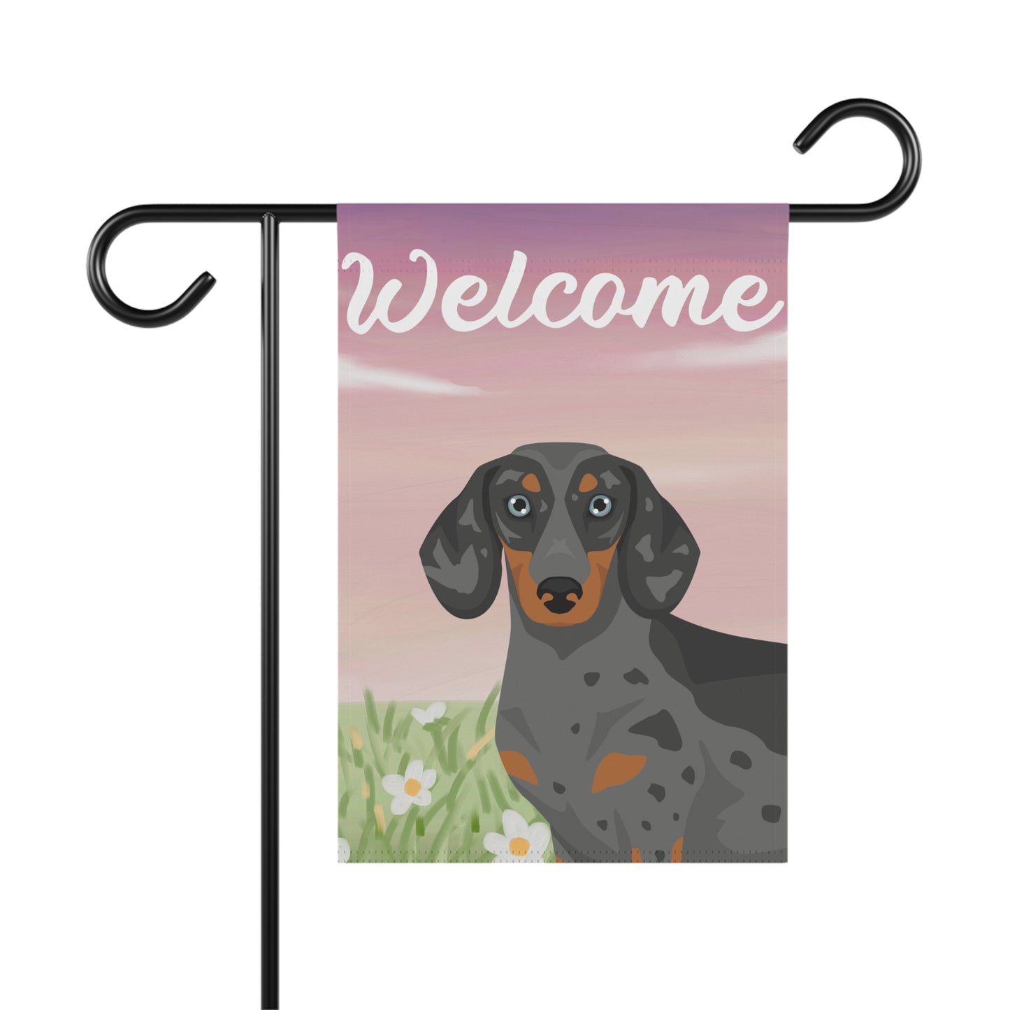 Dachshund Dog Welcome Garden Flag