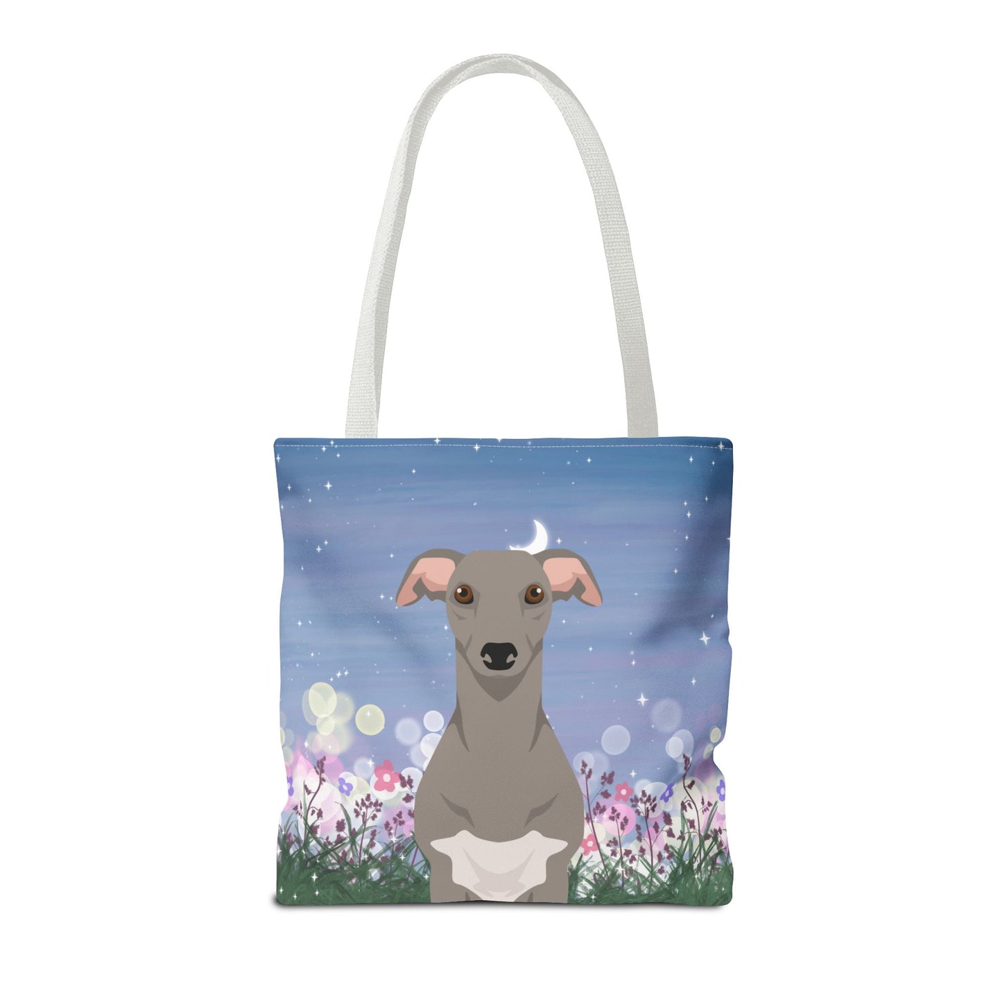 Whippet Dog Tote Bag 16x16