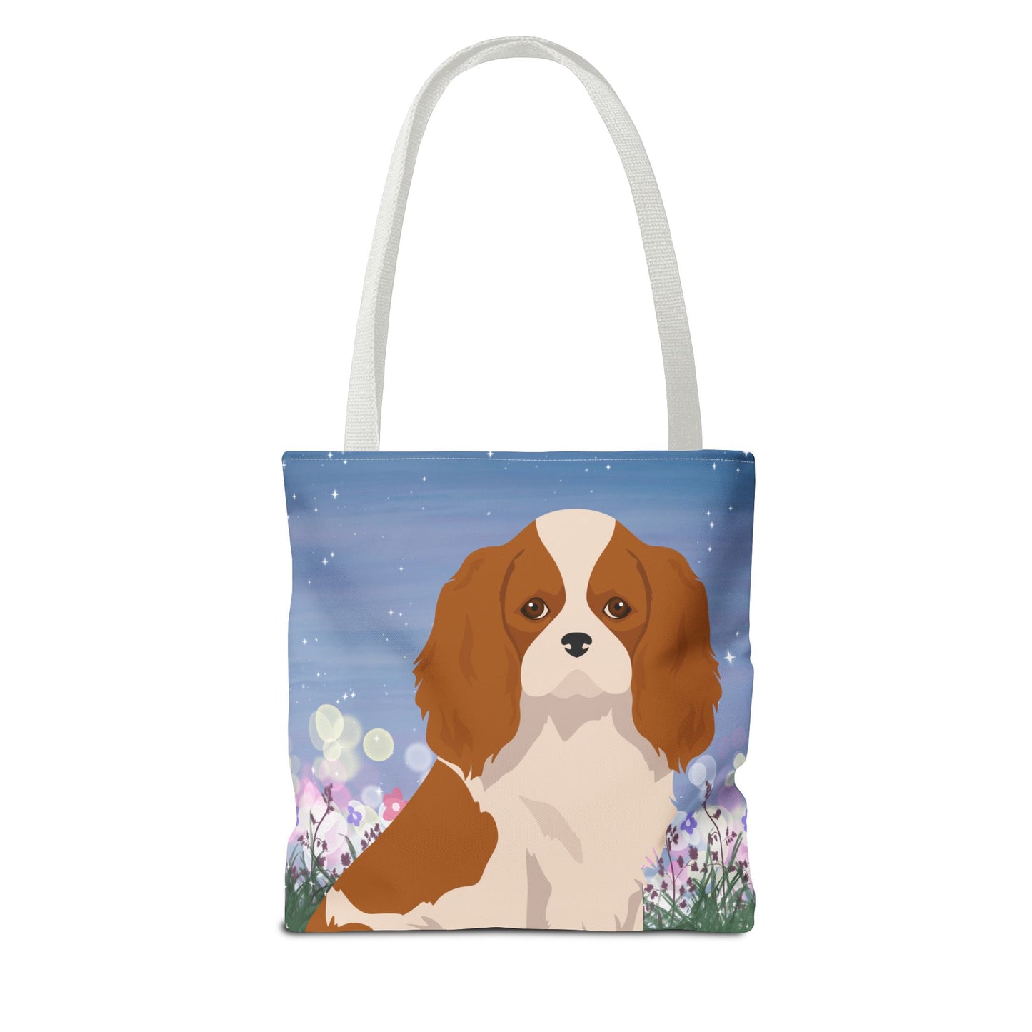 Cavalier King Charles Spaniel Dog Tote Bag 13x13