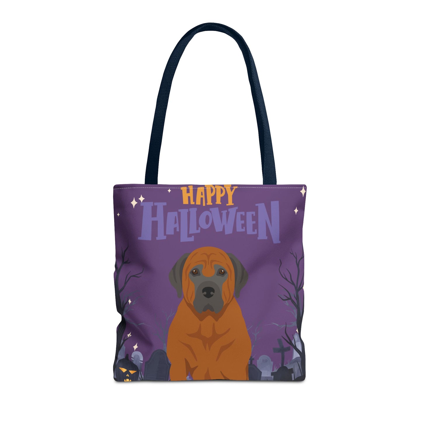 Tosa Inu Dog Happy Halloween Tote Bag 16x16