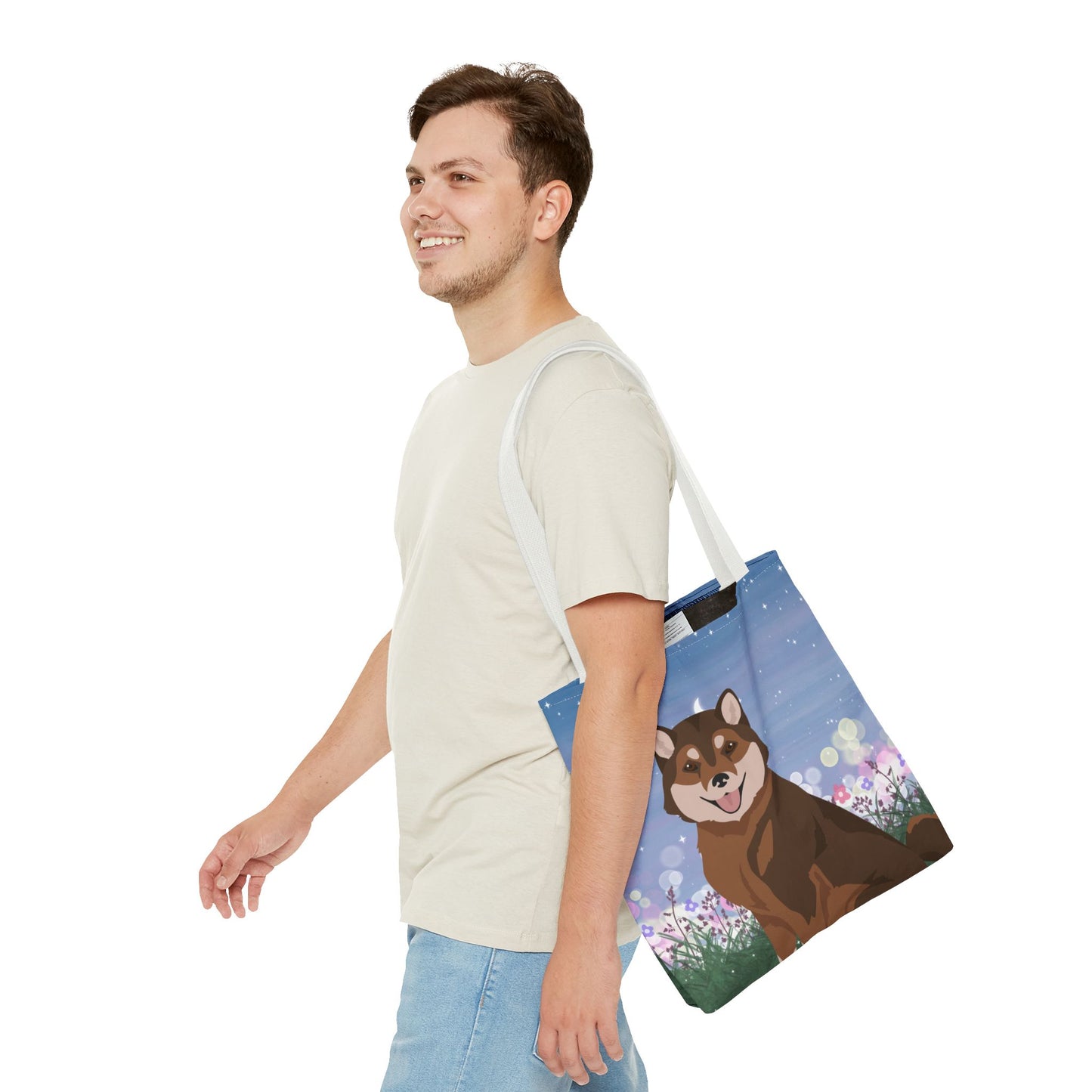 Hokkaido Dog Tote Bag 16x16
