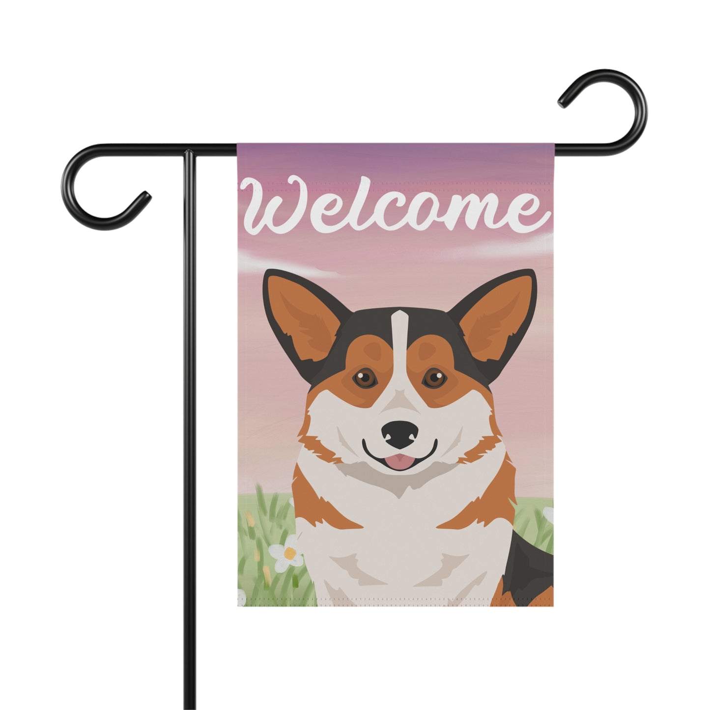 Pembroke Welsh Corgi Dog Welcome Garden Flag