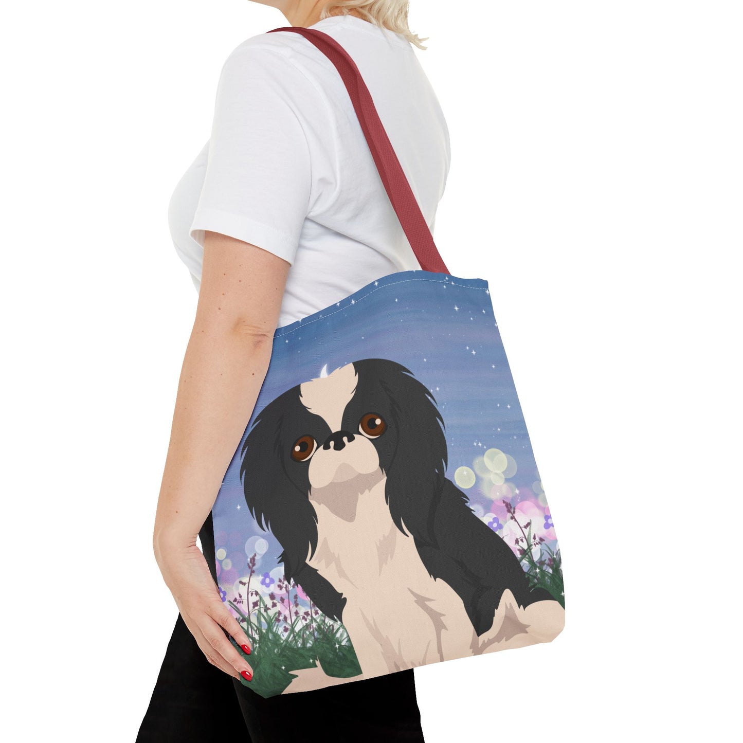 Japanese Chin Dog Tote Bag 16x16