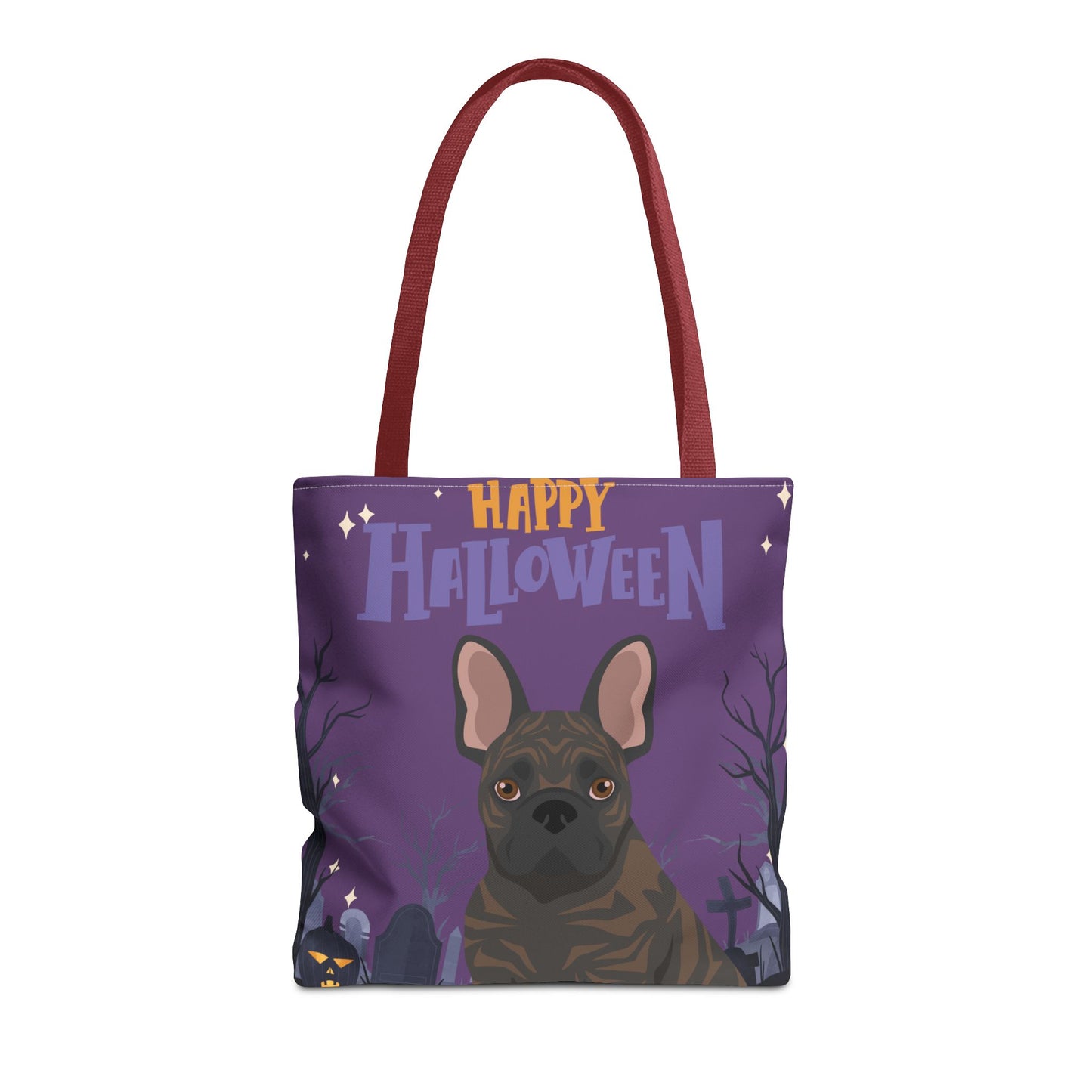 French Bulldog Dog Happy Halloween Tote Bag 16x16