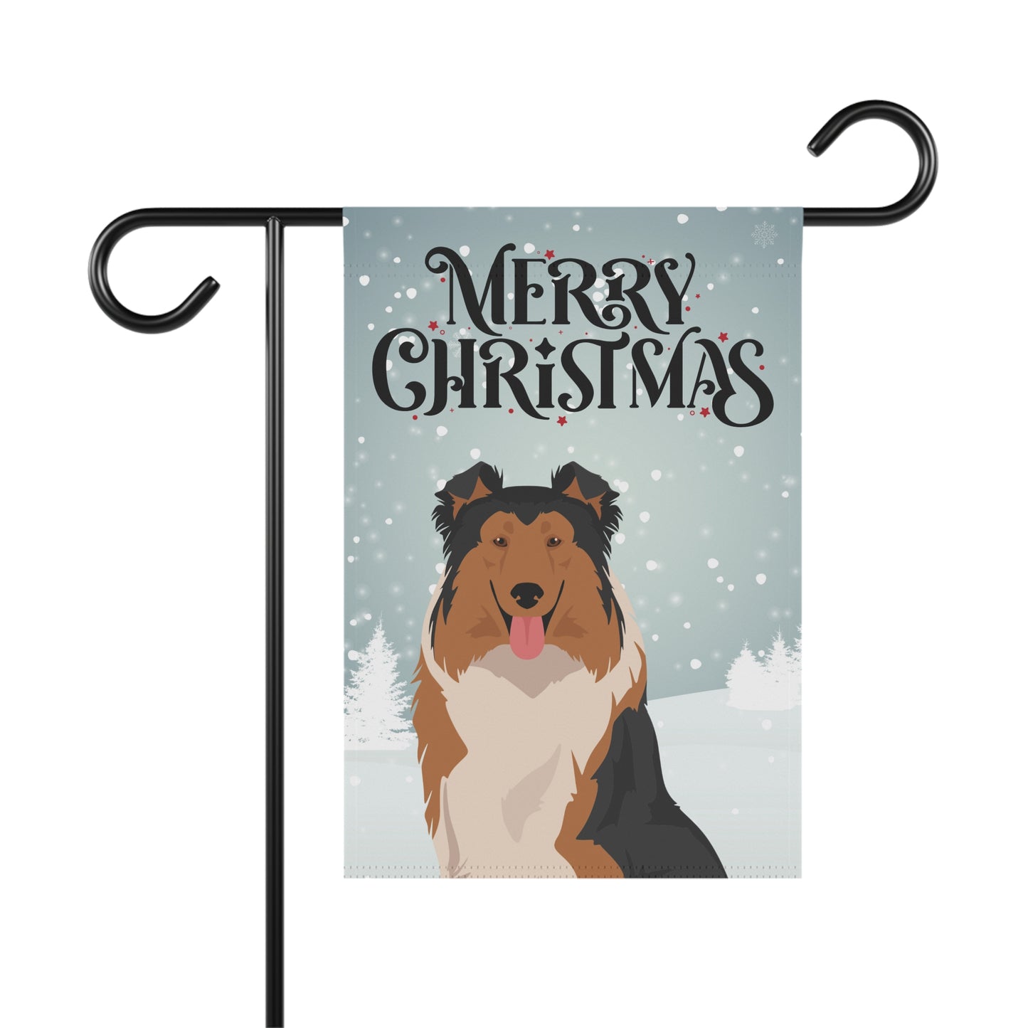 Collie Dog Garden Flag