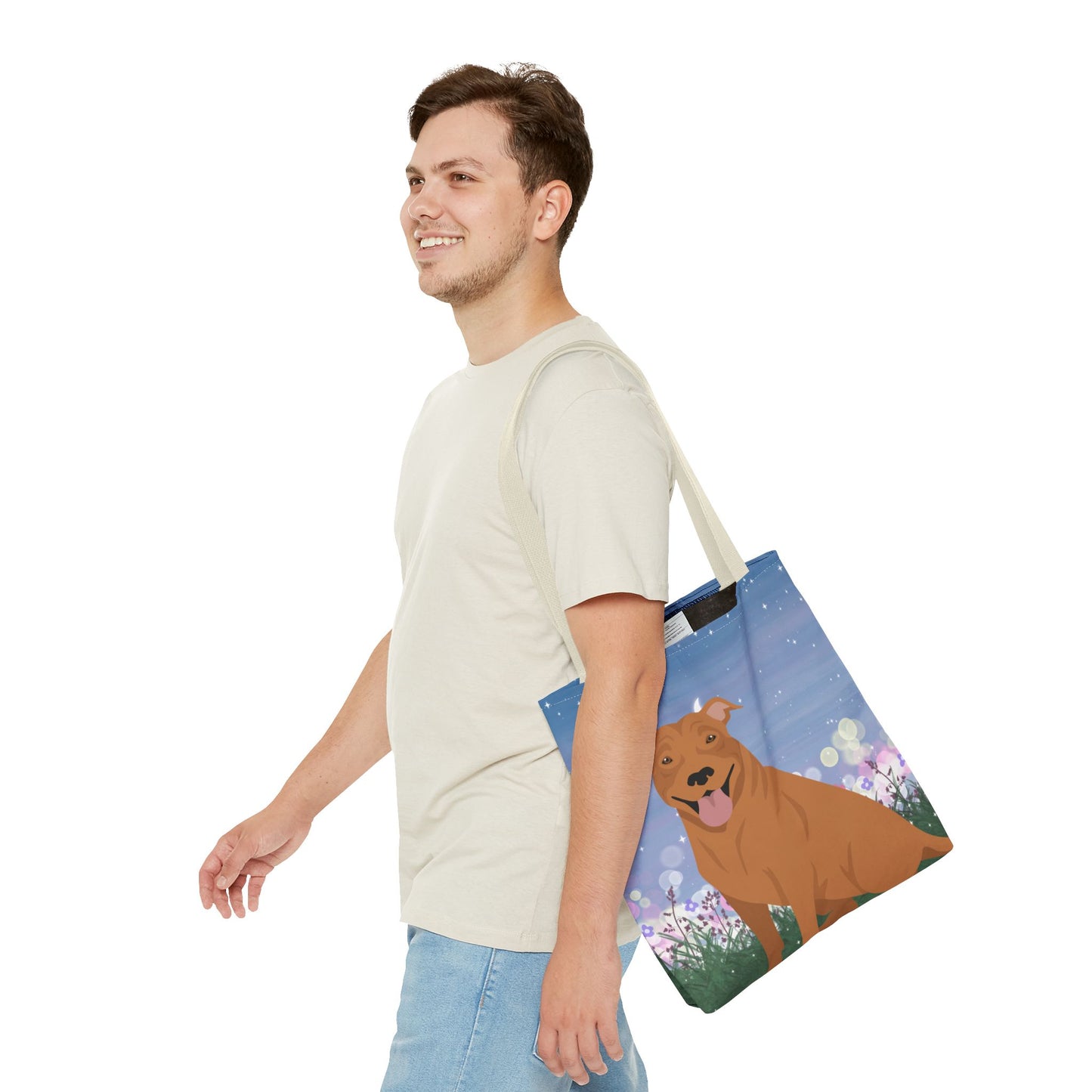 Pit Bull Dog Tote Bag 16x16