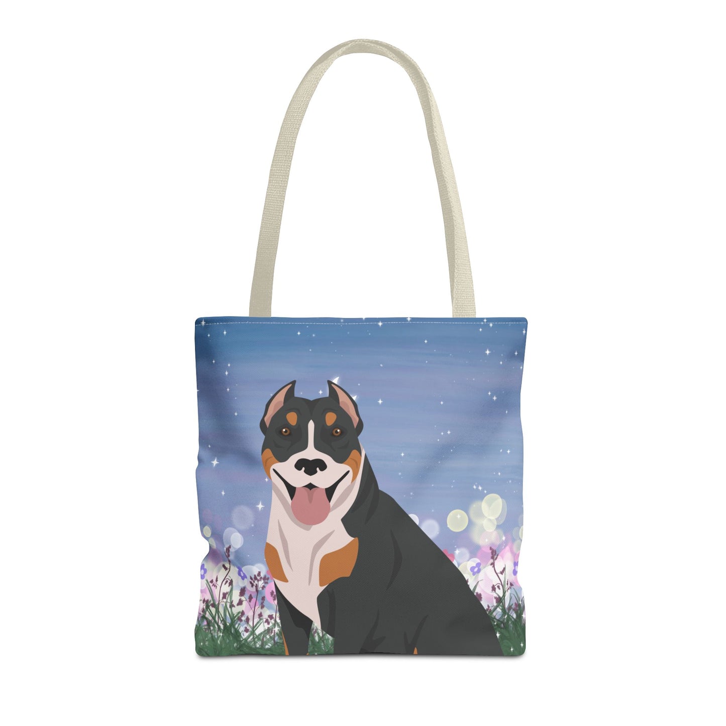 Pit Bull Dog Tote Bag 16x16