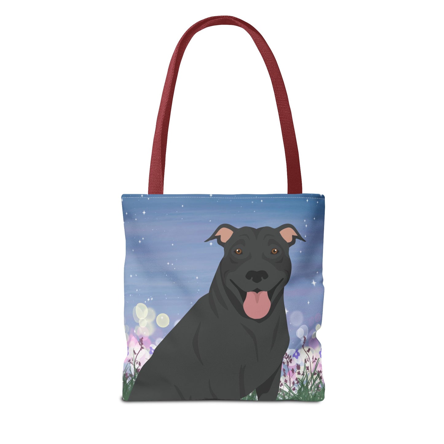 Pit Bull Dog Tote Bag 13x13