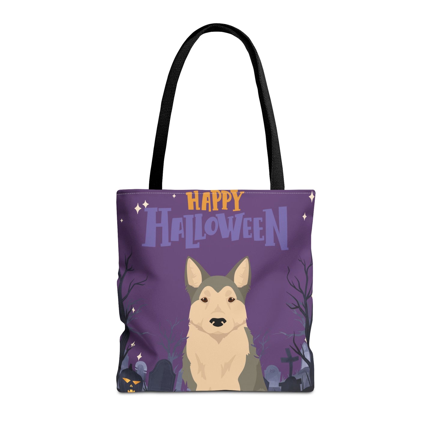 West Siberian Laika Dog Happy Halloween Tote Bag 16x16