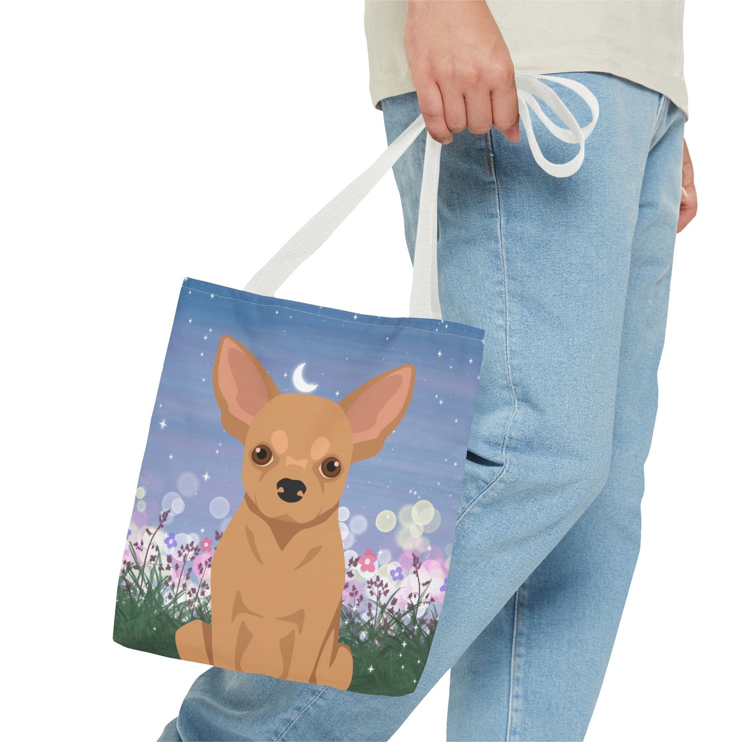Chihuahua Dog Tote Bag 13x13