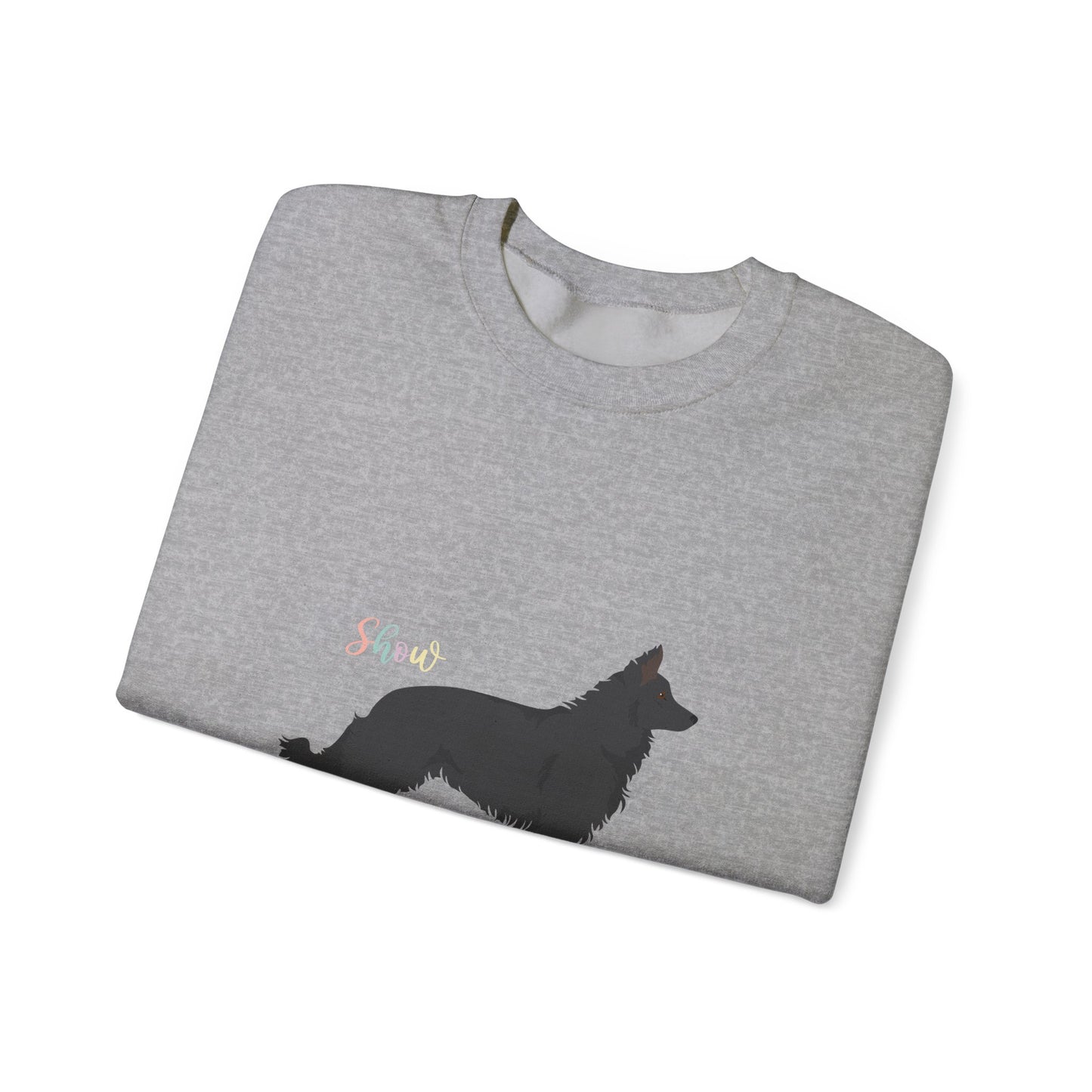 Mudi Dog Dog Unisex Heavy Blend Crewneck Sweatshirt