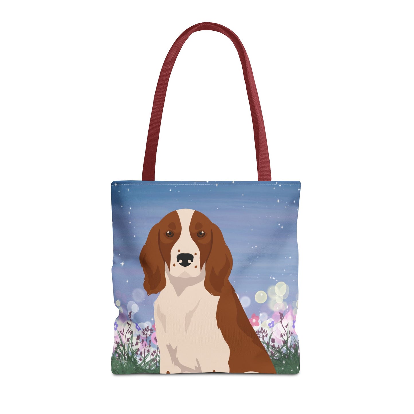 Welsh Springer Spaniel Dog Tote Bag 16x16