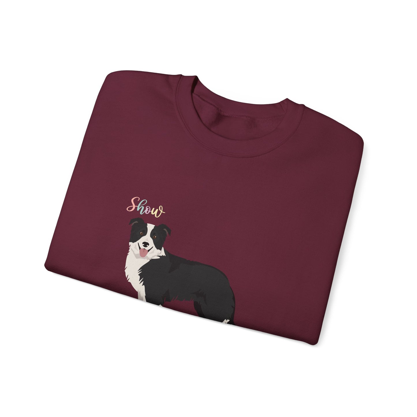 Border Collie Dog Unisex Heavy Blend Crewneck Sweatshirt