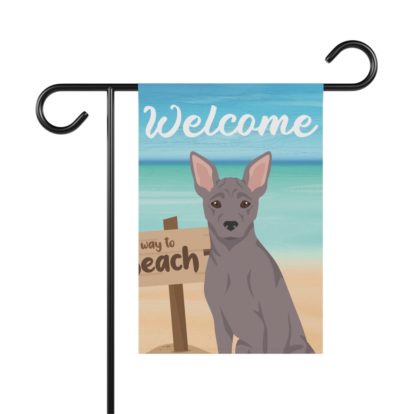 American Hairless Terrier Dog Garden Flag