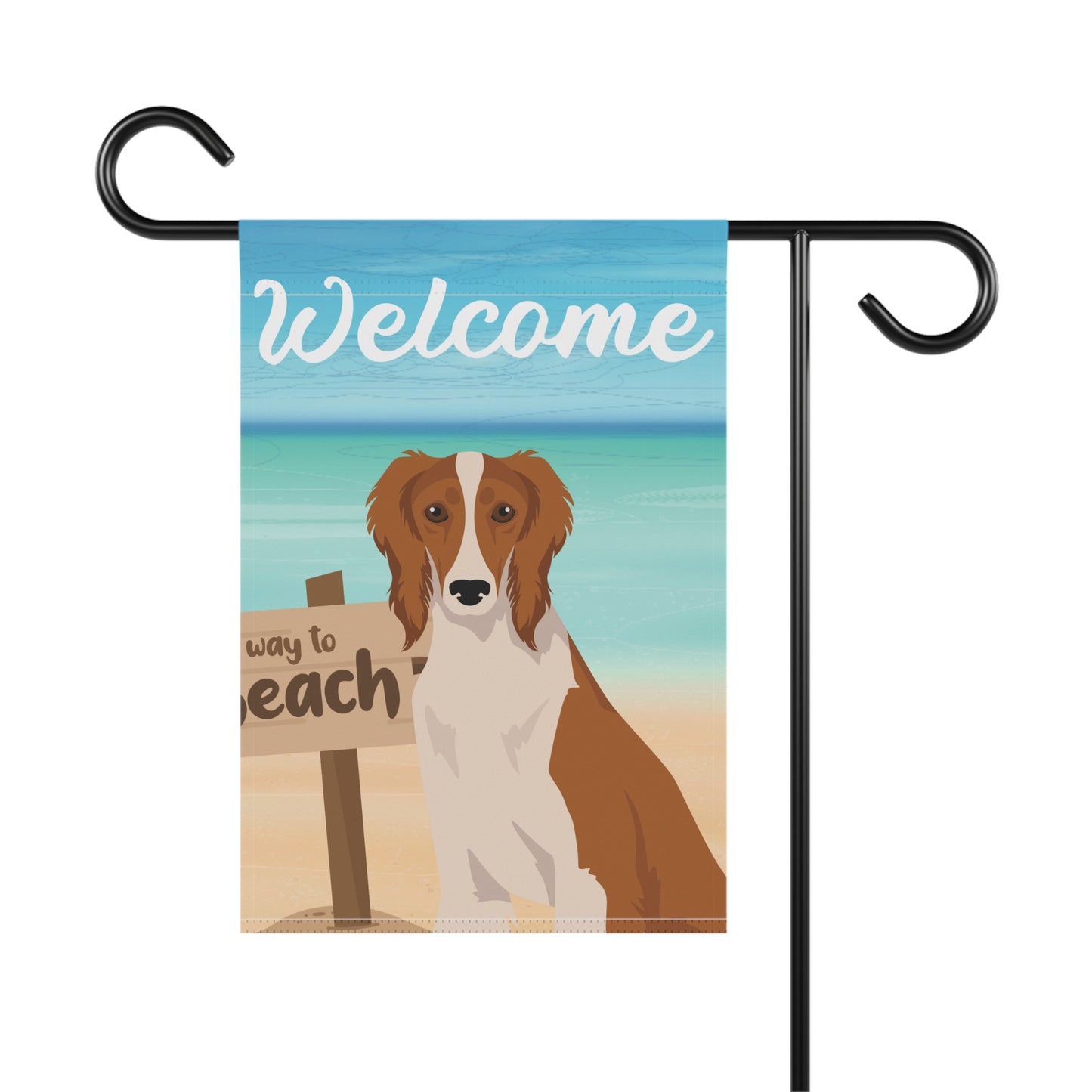 Saluki Dog Garden Flag