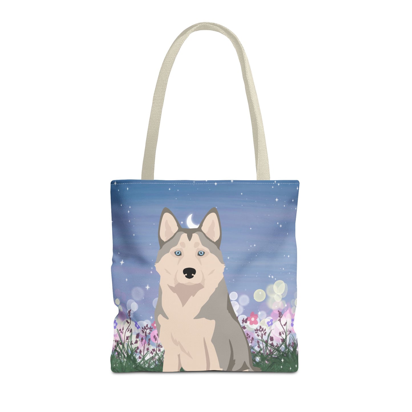Alaskan Husky Dog Tote Bag 16x16